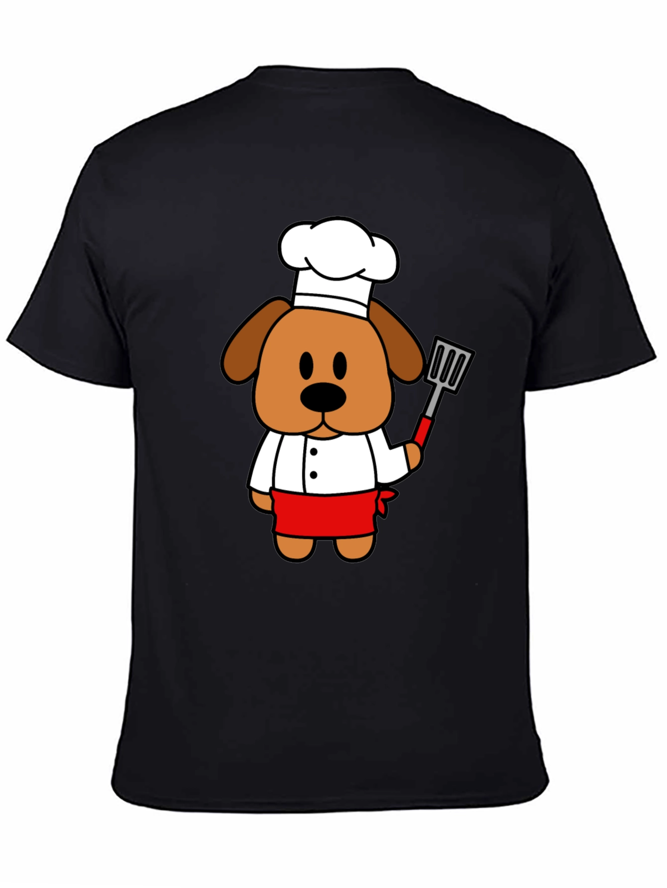 Chef Dog Graphic T-Shirt - Cute Cook Cartoon Tee