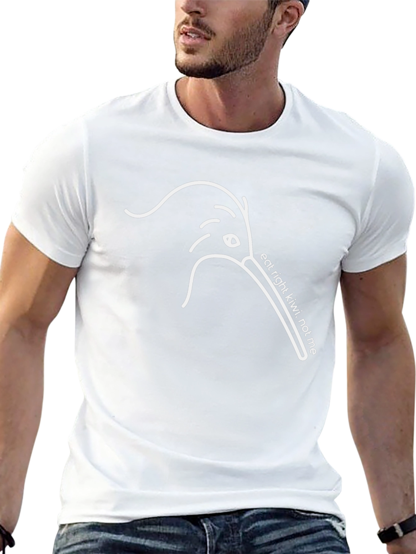 Eat Right Kiwi T-Shirt - Unique Graphic Tee
