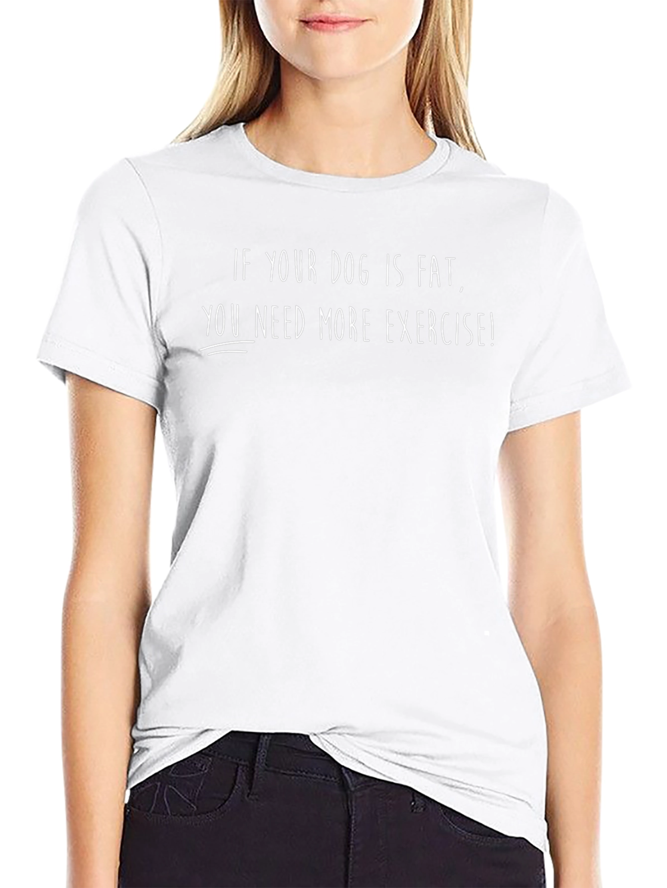 Dog Lover T-Shirt - Exercise Message