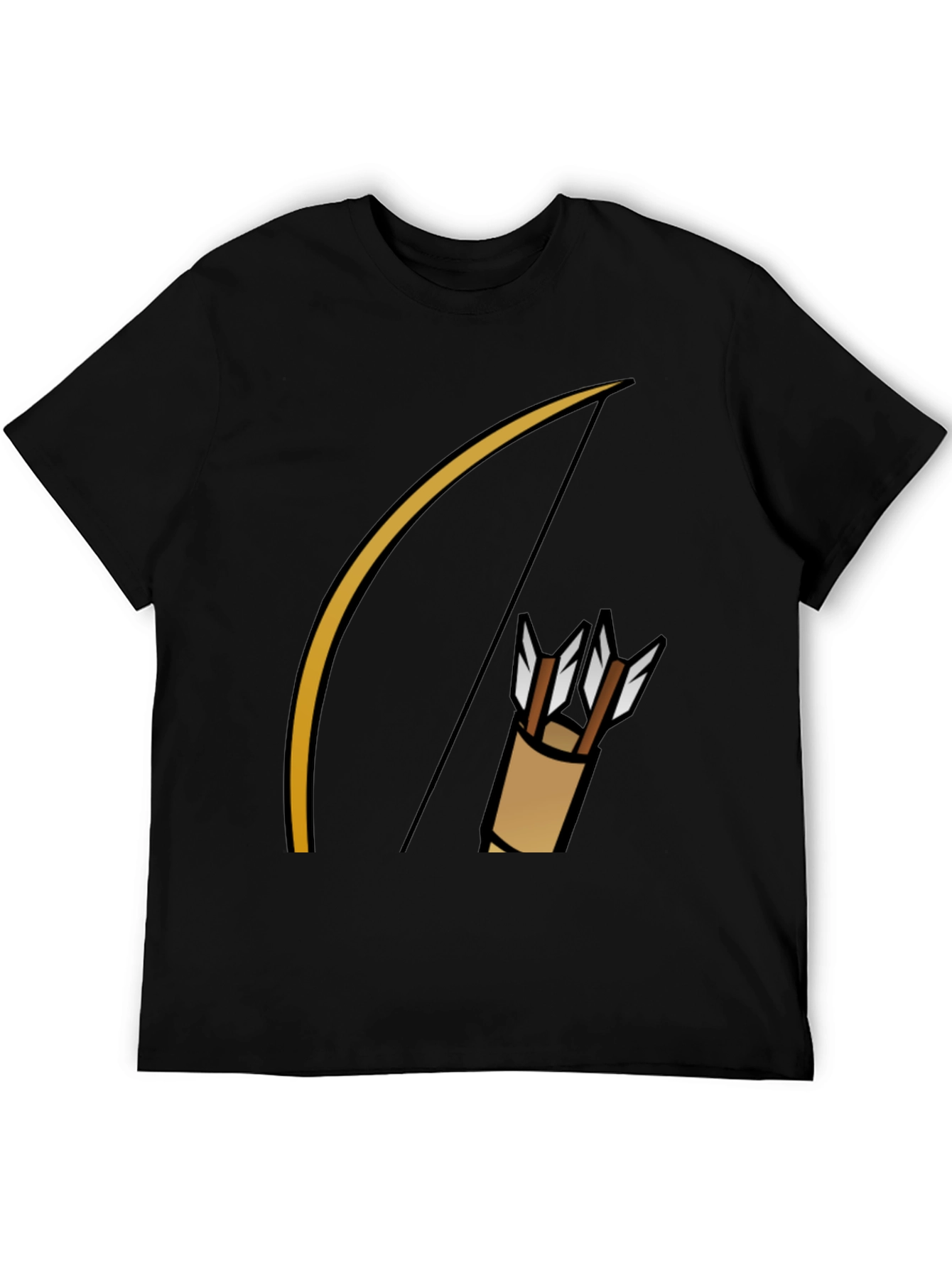 Archer Graphic T-Shirt - Black Cotton Tee