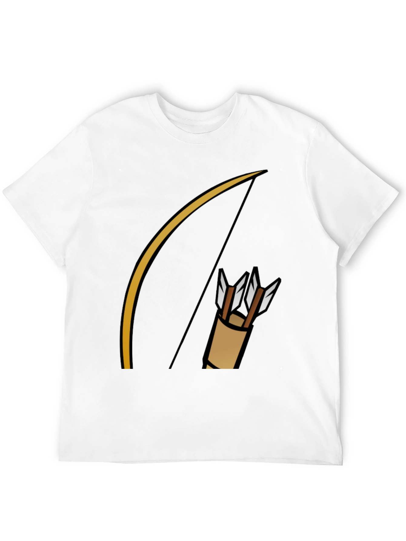 Archer Graphic T-Shirt - Black Cotton Tee
