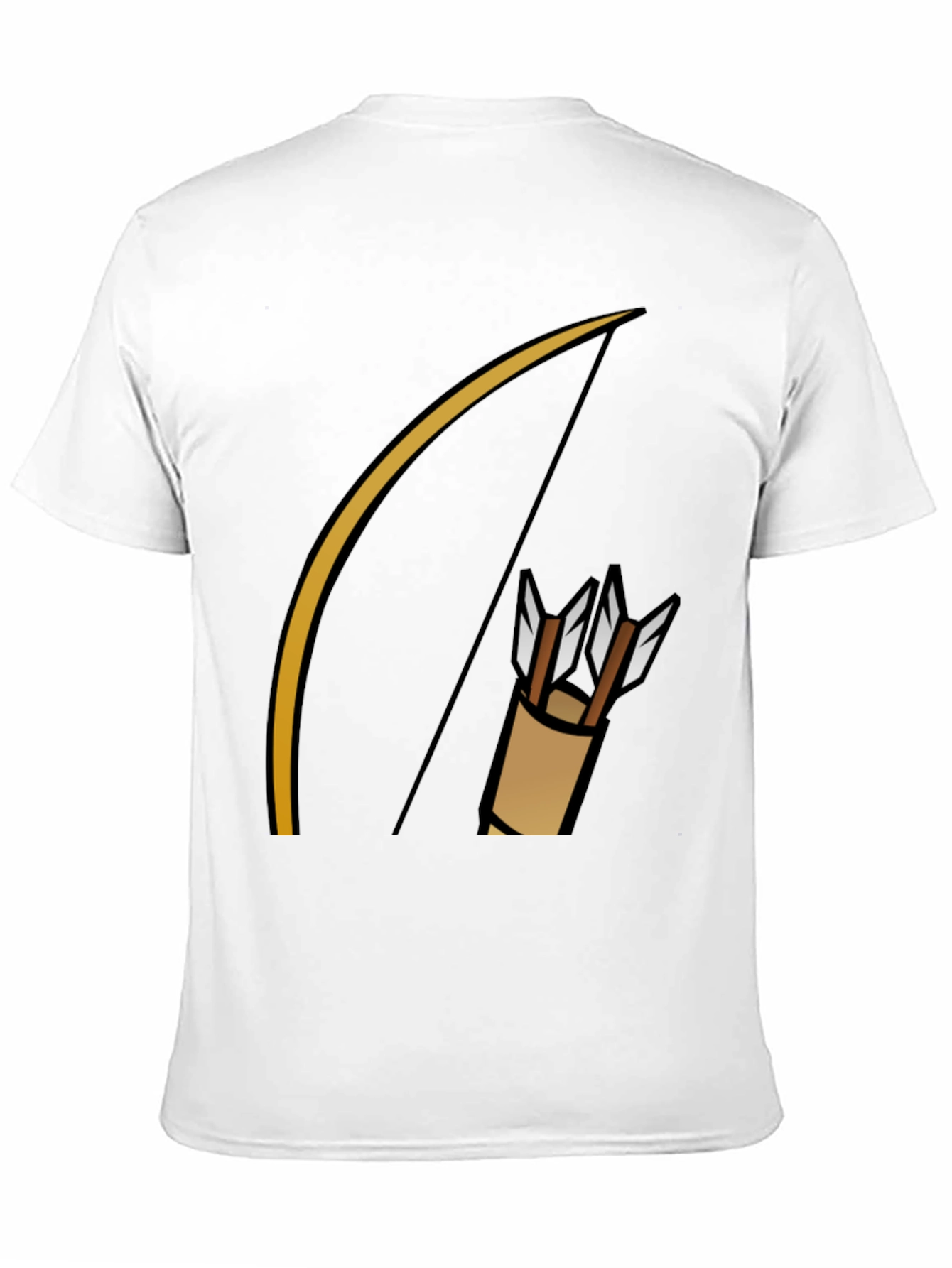 Archer Graphic T-Shirt - Black Cotton Tee