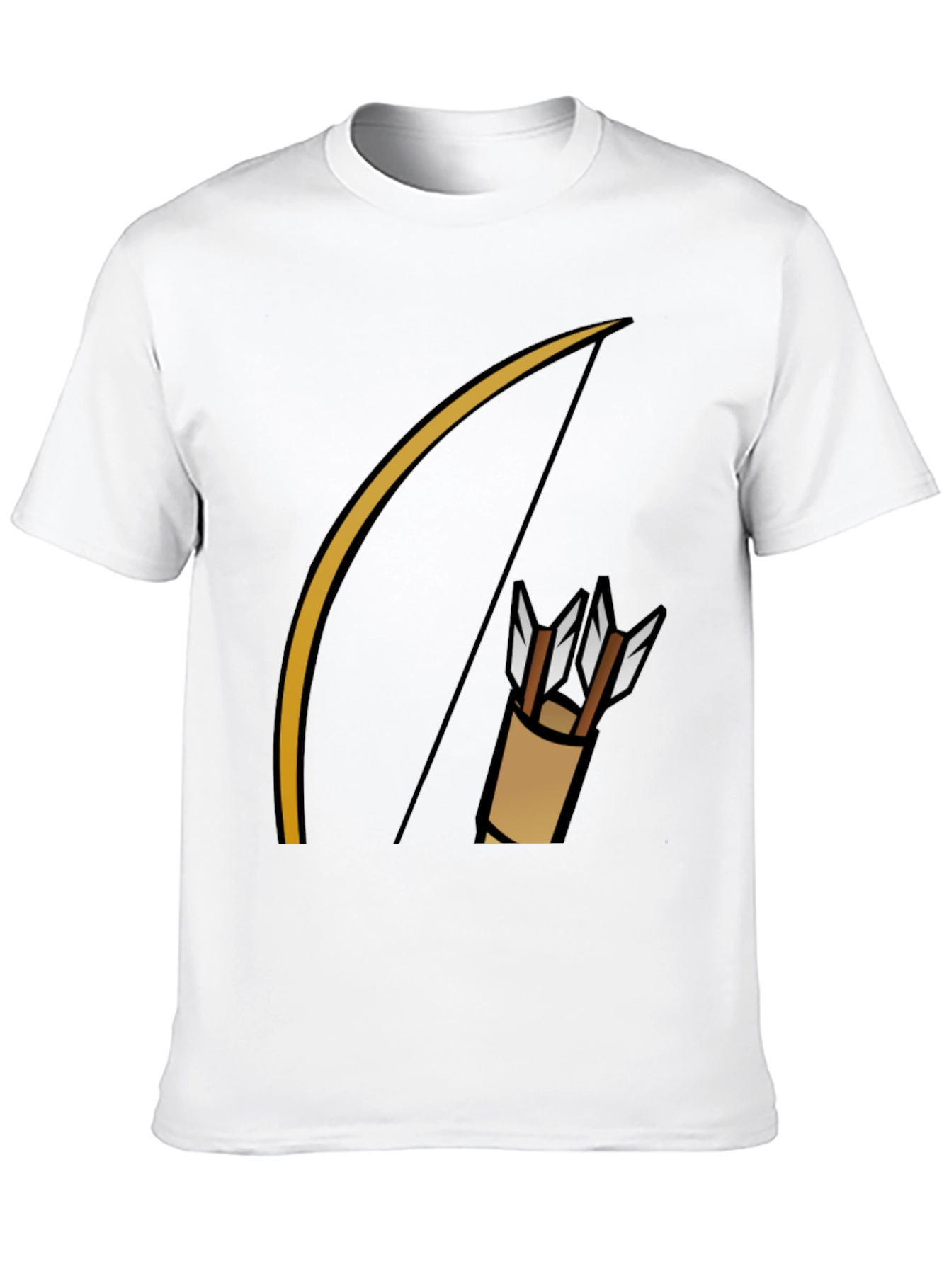 Archer Graphic T-Shirt - Black Cotton Tee