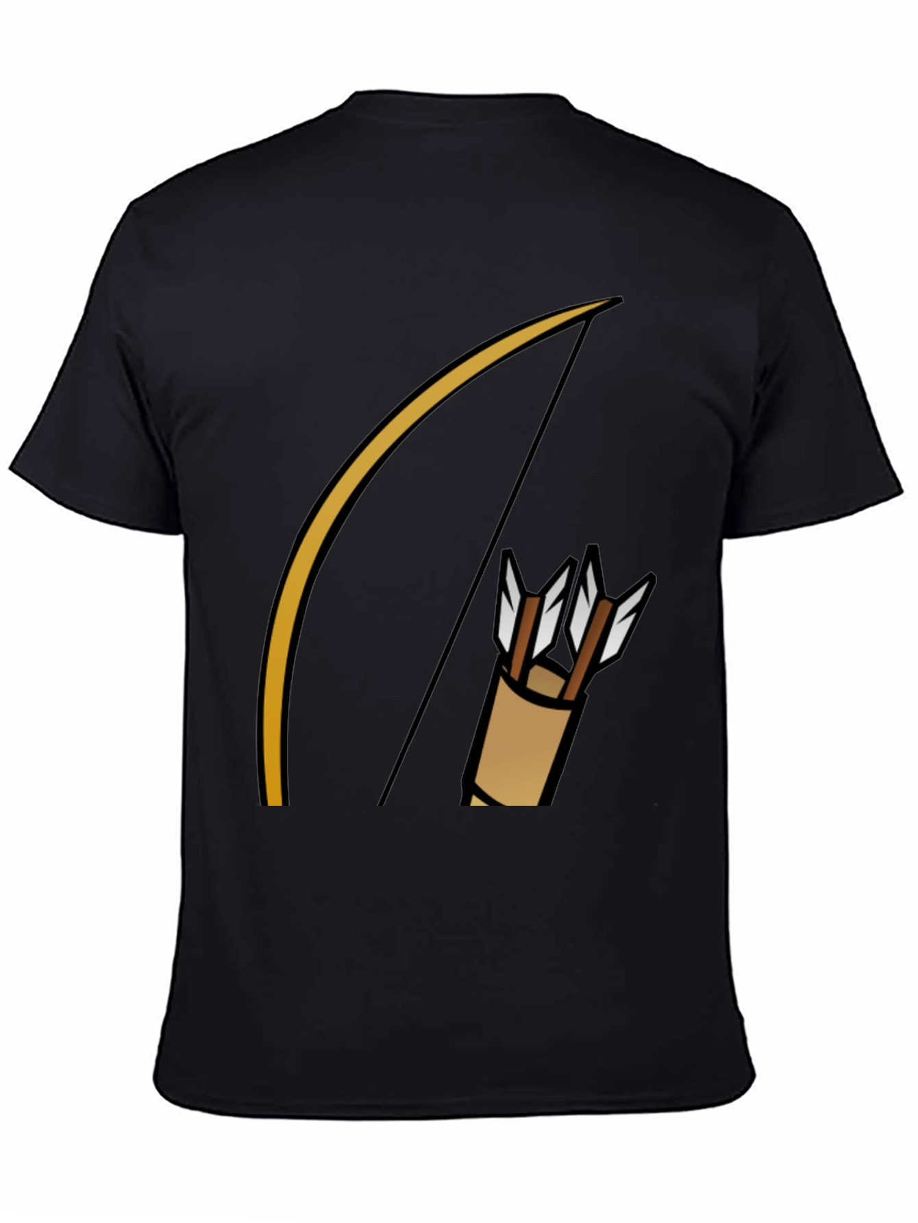 Archer Graphic T-Shirt - Black Cotton Tee