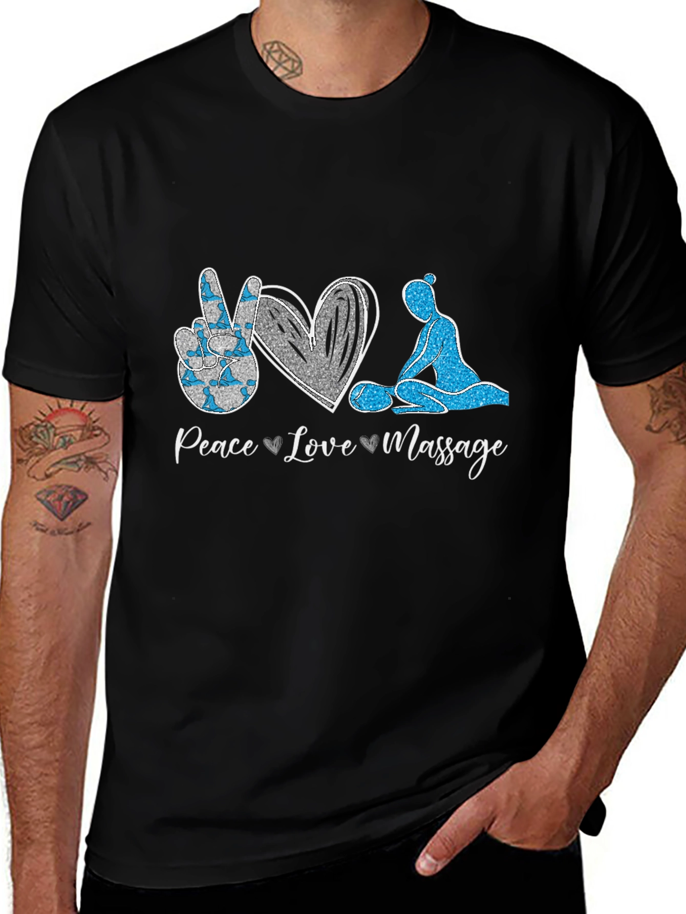 Peace Love Massage T-Shirt