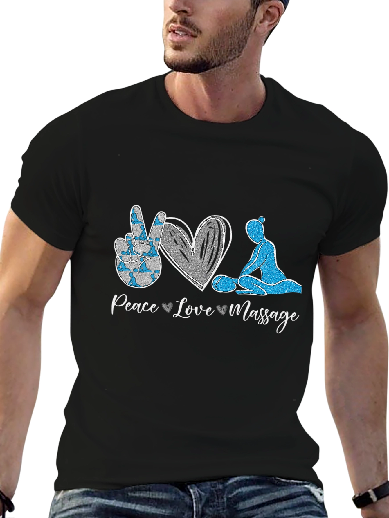 Peace Love Massage T-Shirt