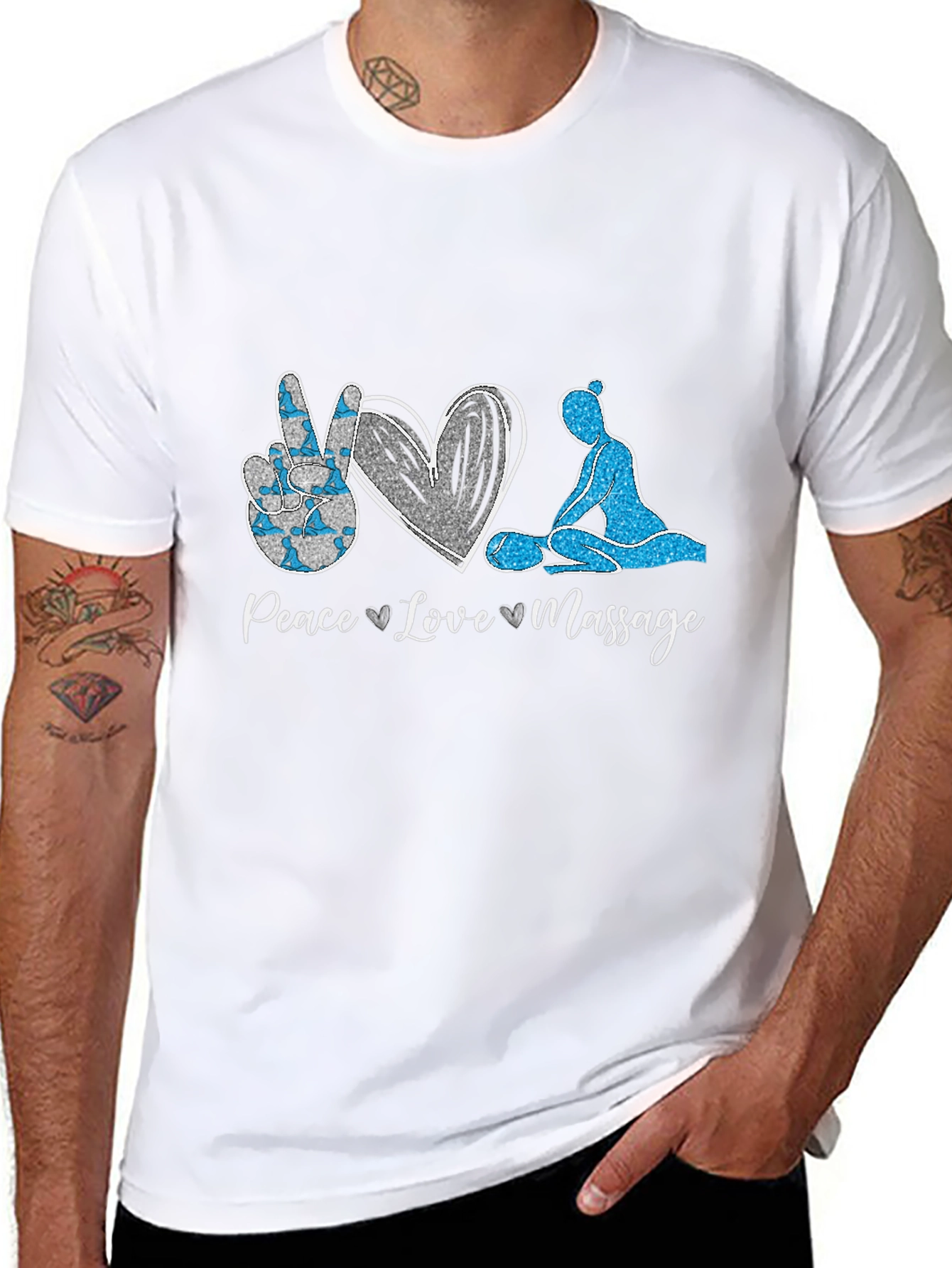 Peace Love Massage T-Shirt