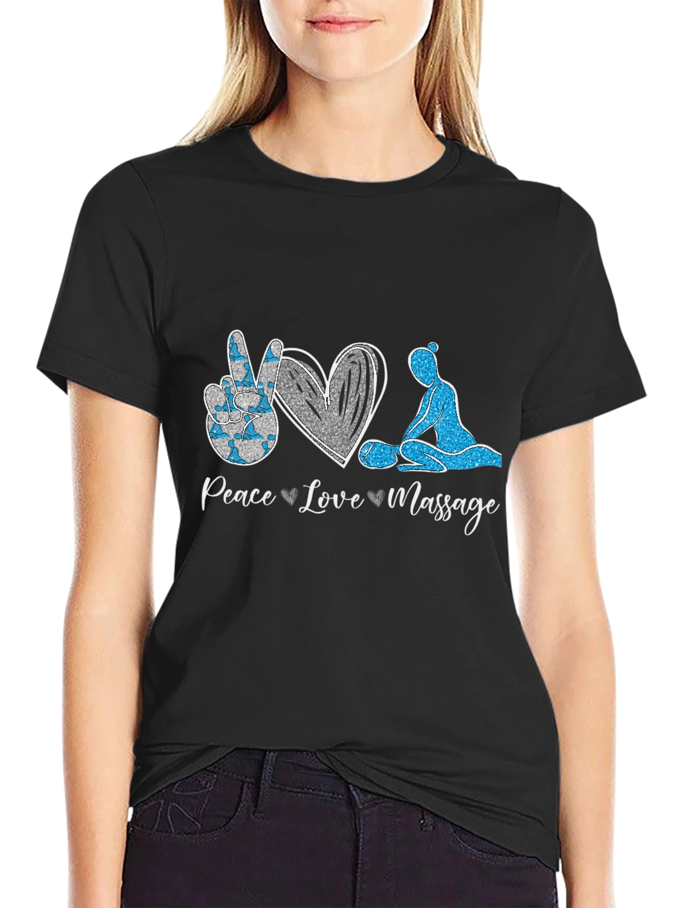 Peace Love Massage T-Shirt