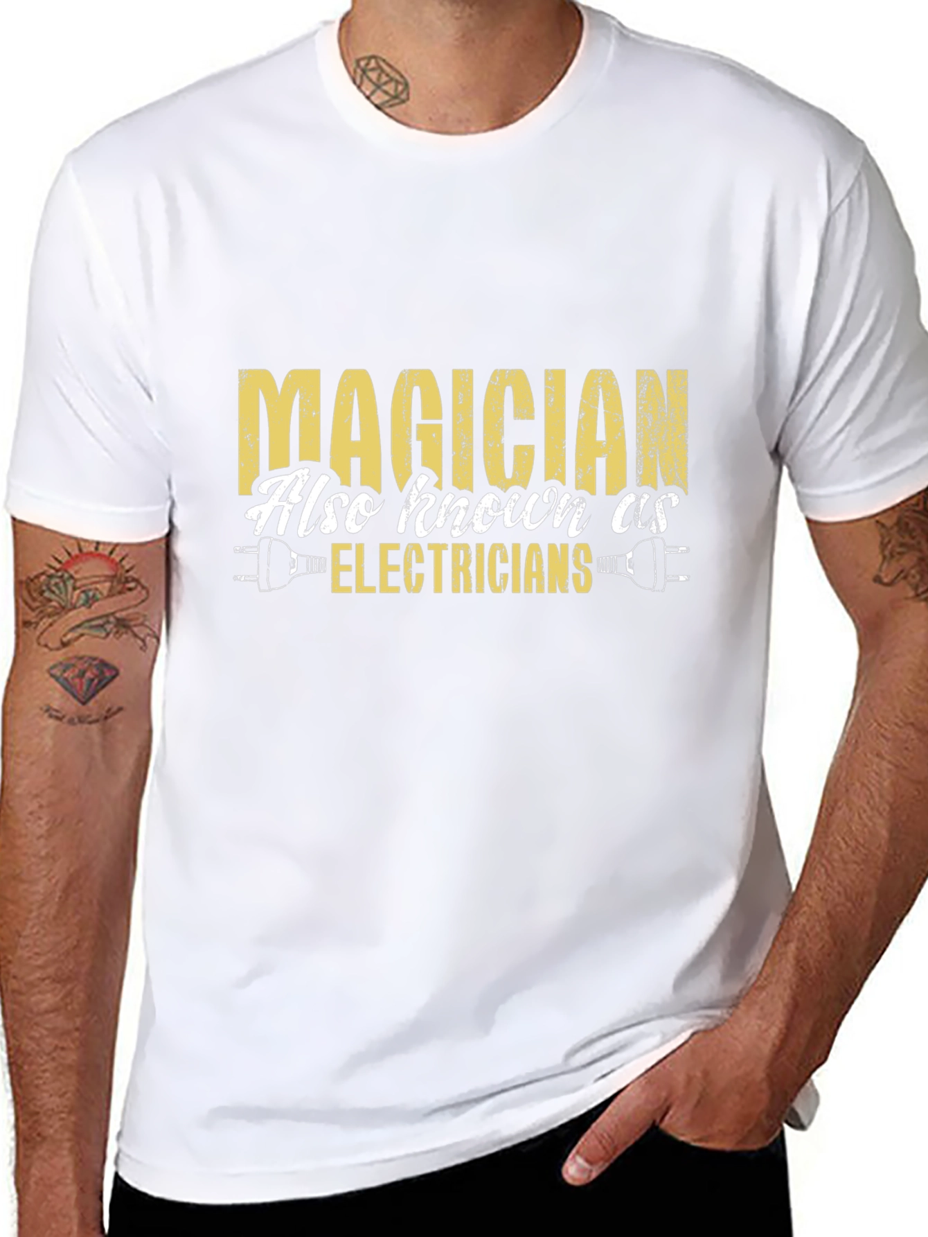Magician Electricians Graphic Tee