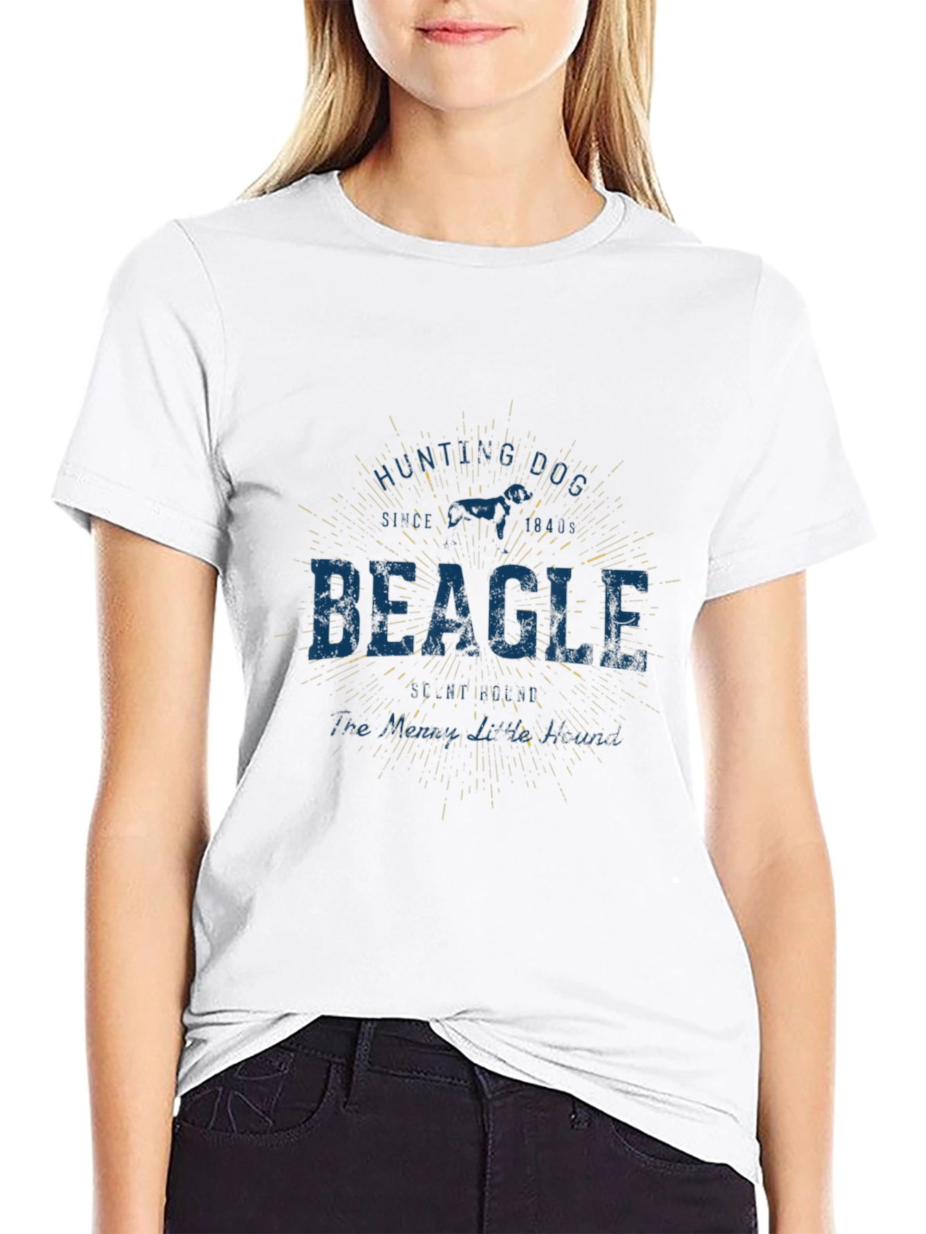 Beagle Hunting Dog Graphic T-Shirt