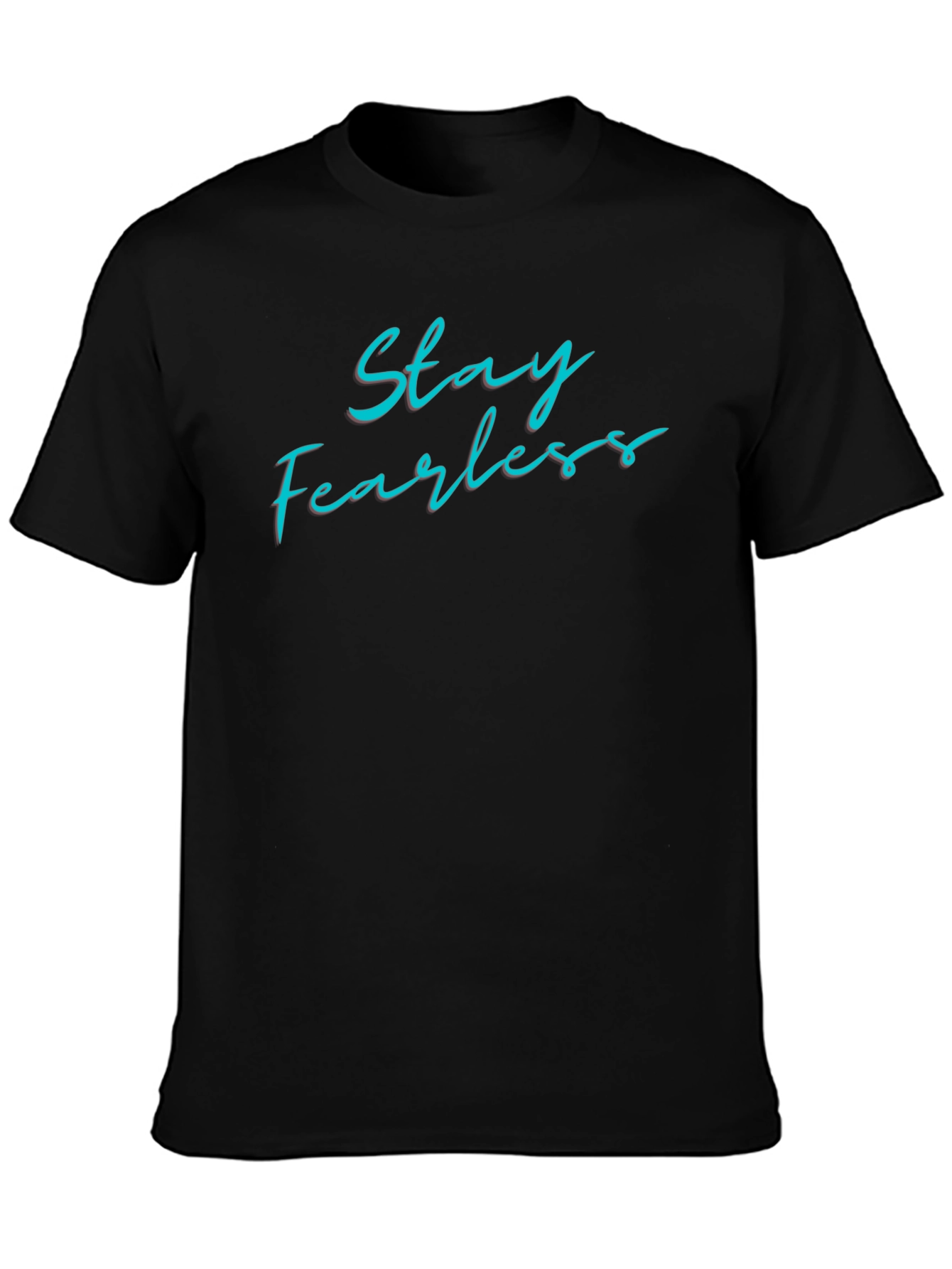 Stay Fearless Graphic Tee - Black