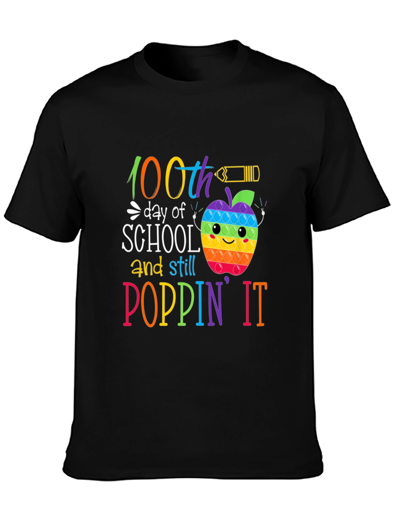 100th Day of School Poppin It T-Shirt