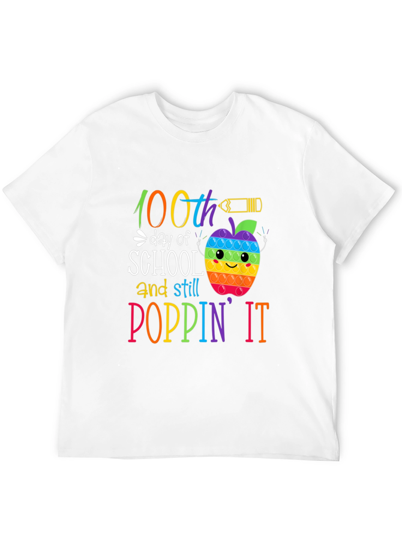100th Day of School Poppin It T-Shirt