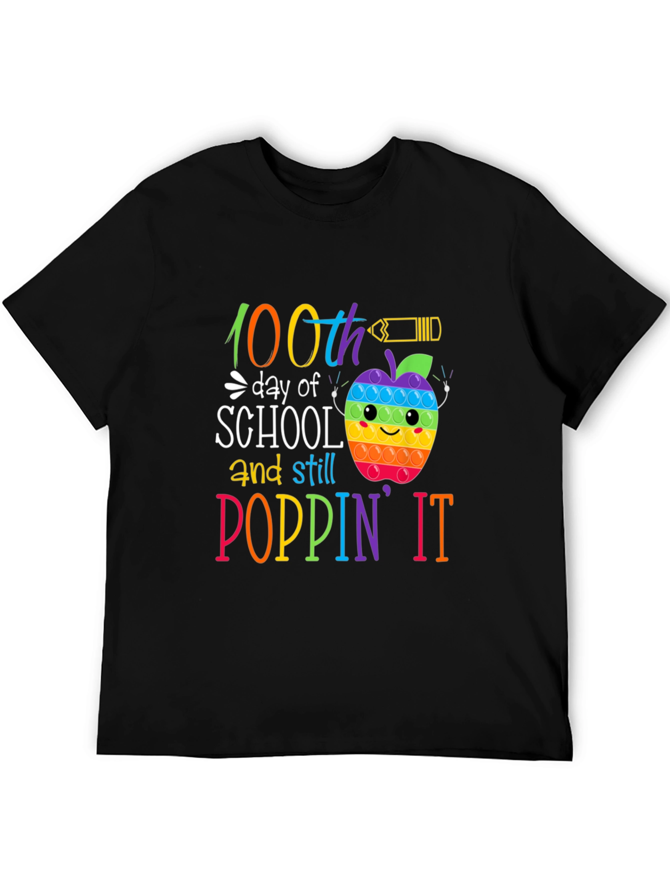100th Day of School Poppin It T-Shirt