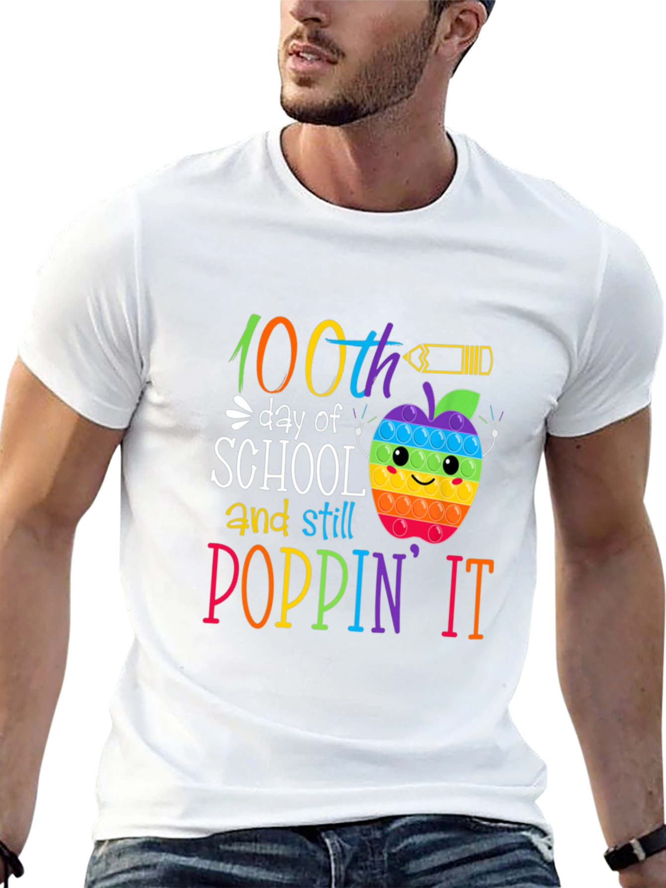 100th Day of School Poppin It T-Shirt