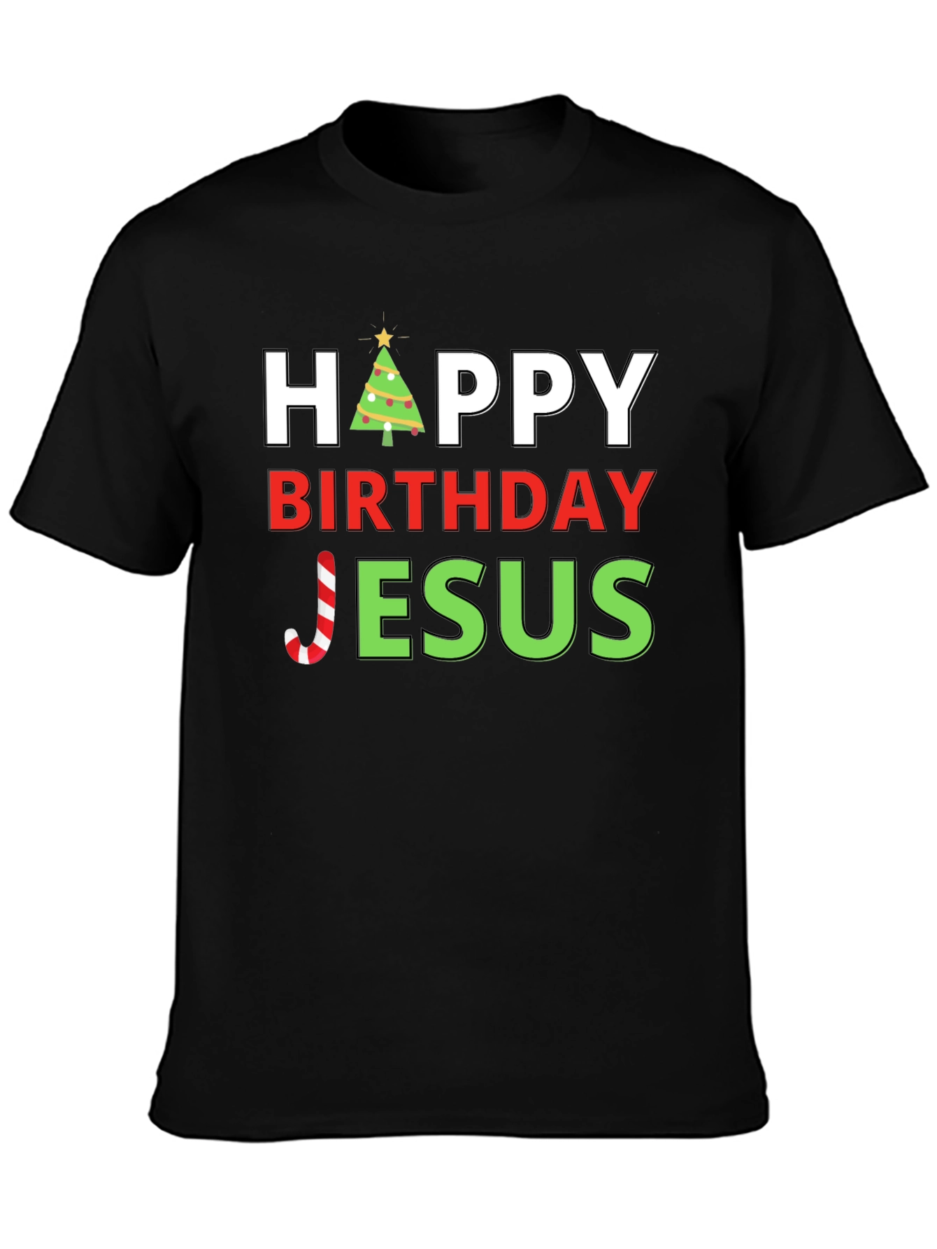 Happy Birthday Jesus Christmas T-Shirt