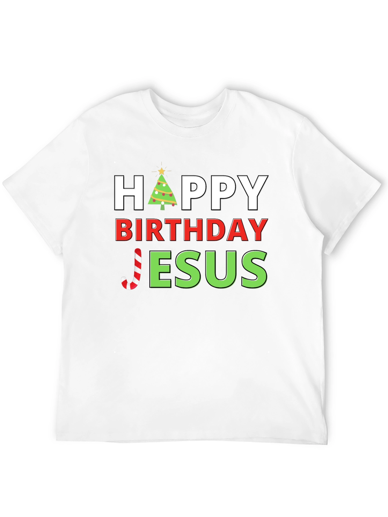 Happy Birthday Jesus Christmas T-Shirt