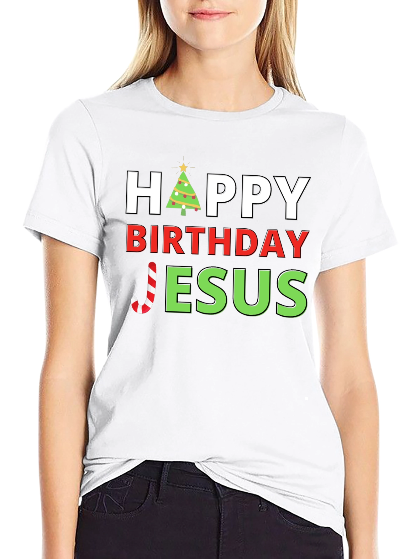 Happy Birthday Jesus Christmas T-Shirt