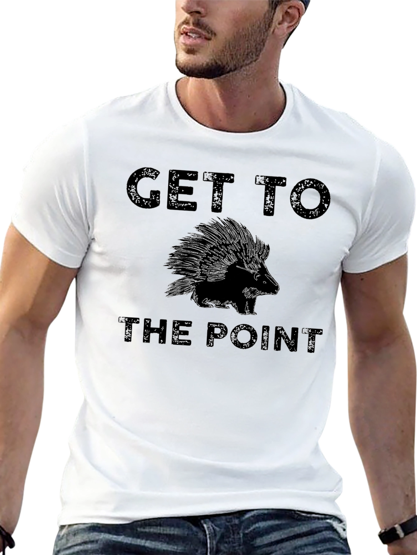 Get to the Point Porcupine Graphic Tee