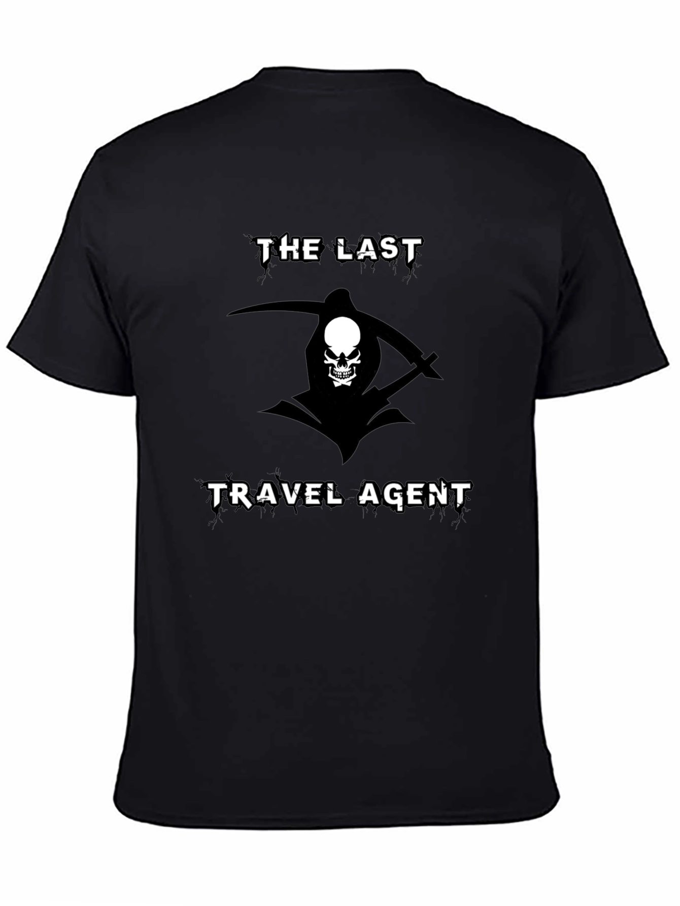 The Last Travel Agent Grim Reaper Graphic T-Shirt