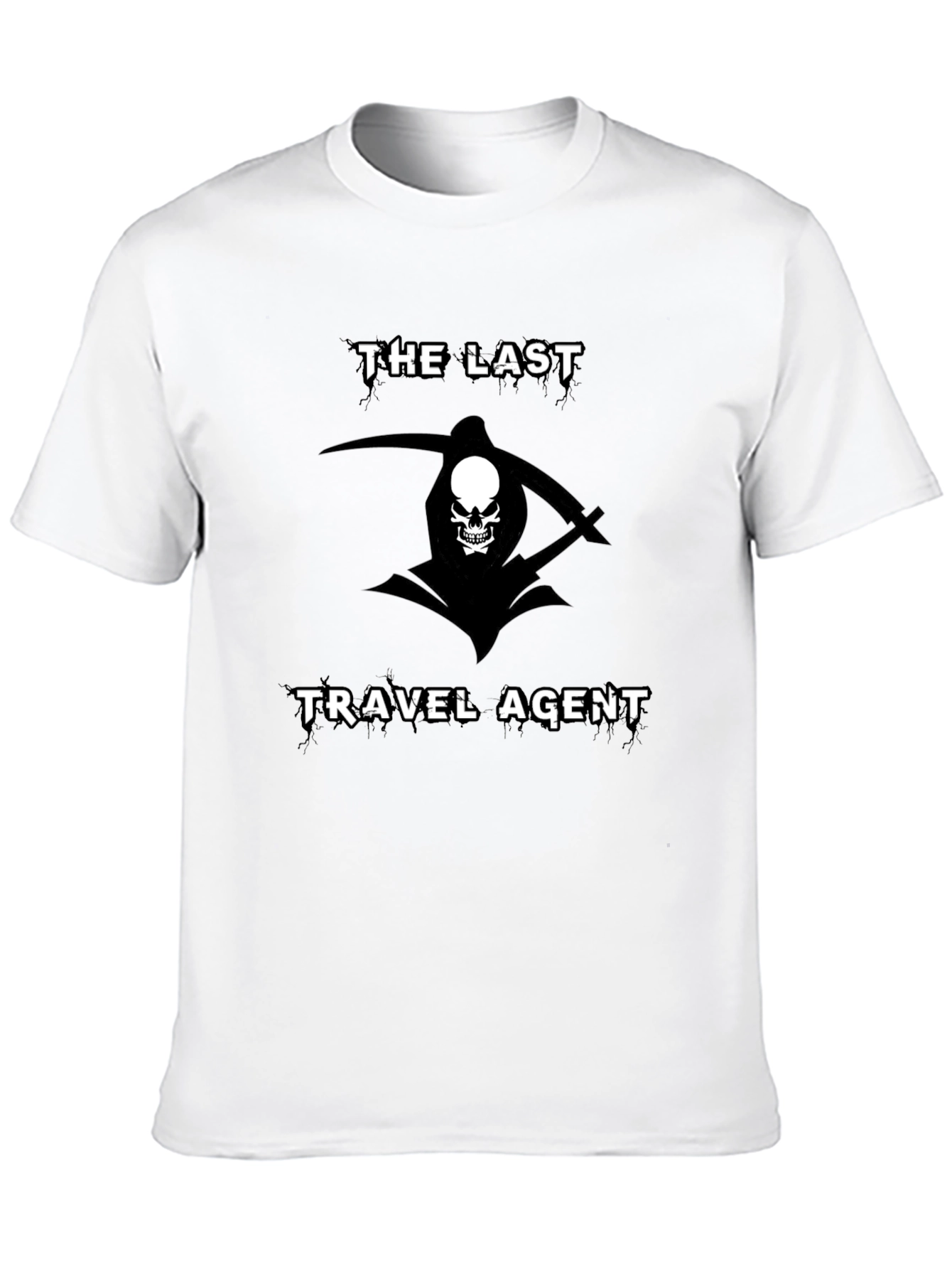 The Last Travel Agent Grim Reaper Graphic T-Shirt