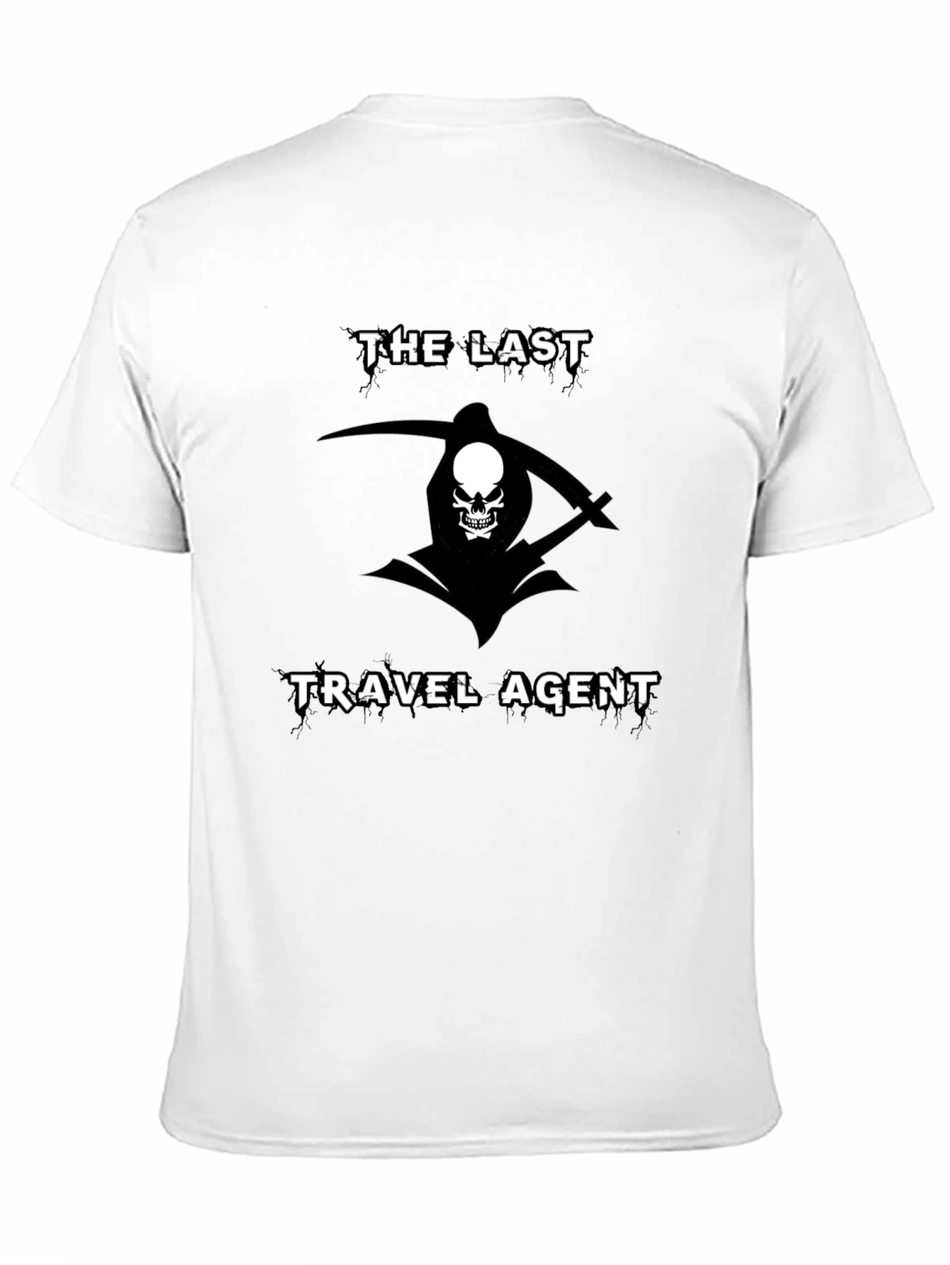 The Last Travel Agent Grim Reaper Graphic T-Shirt