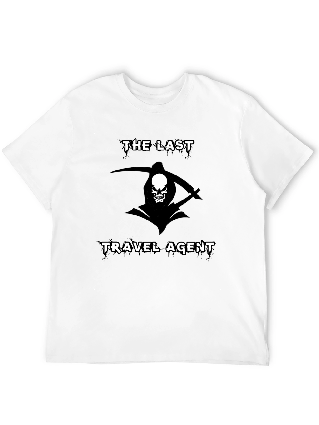 The Last Travel Agent Grim Reaper Graphic T-Shirt