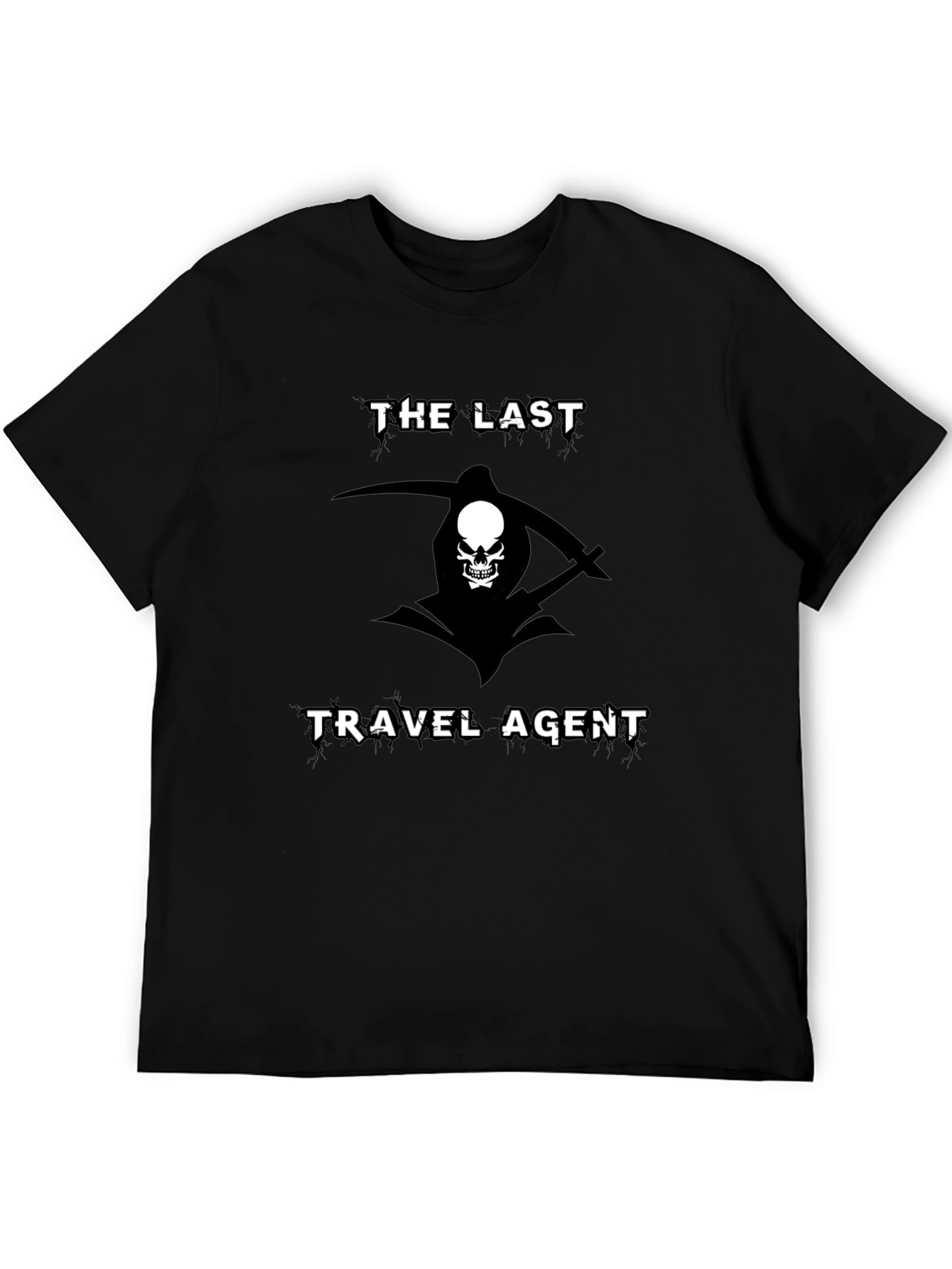The Last Travel Agent Grim Reaper Graphic T-Shirt