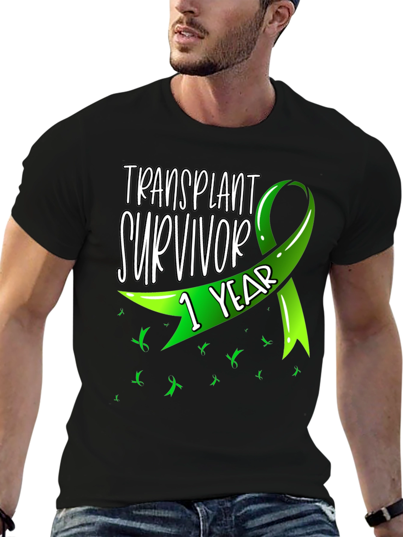 Transplant Survivor 1 Year Awareness T-Shirt