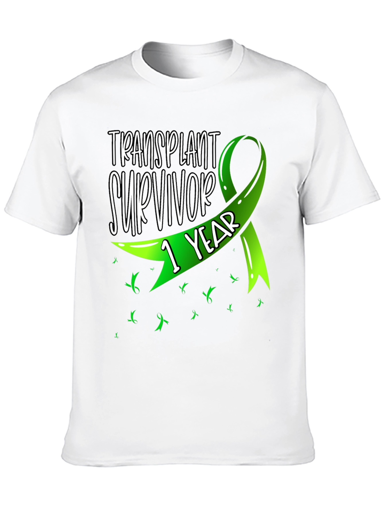 Transplant Survivor 1 Year Awareness T-Shirt