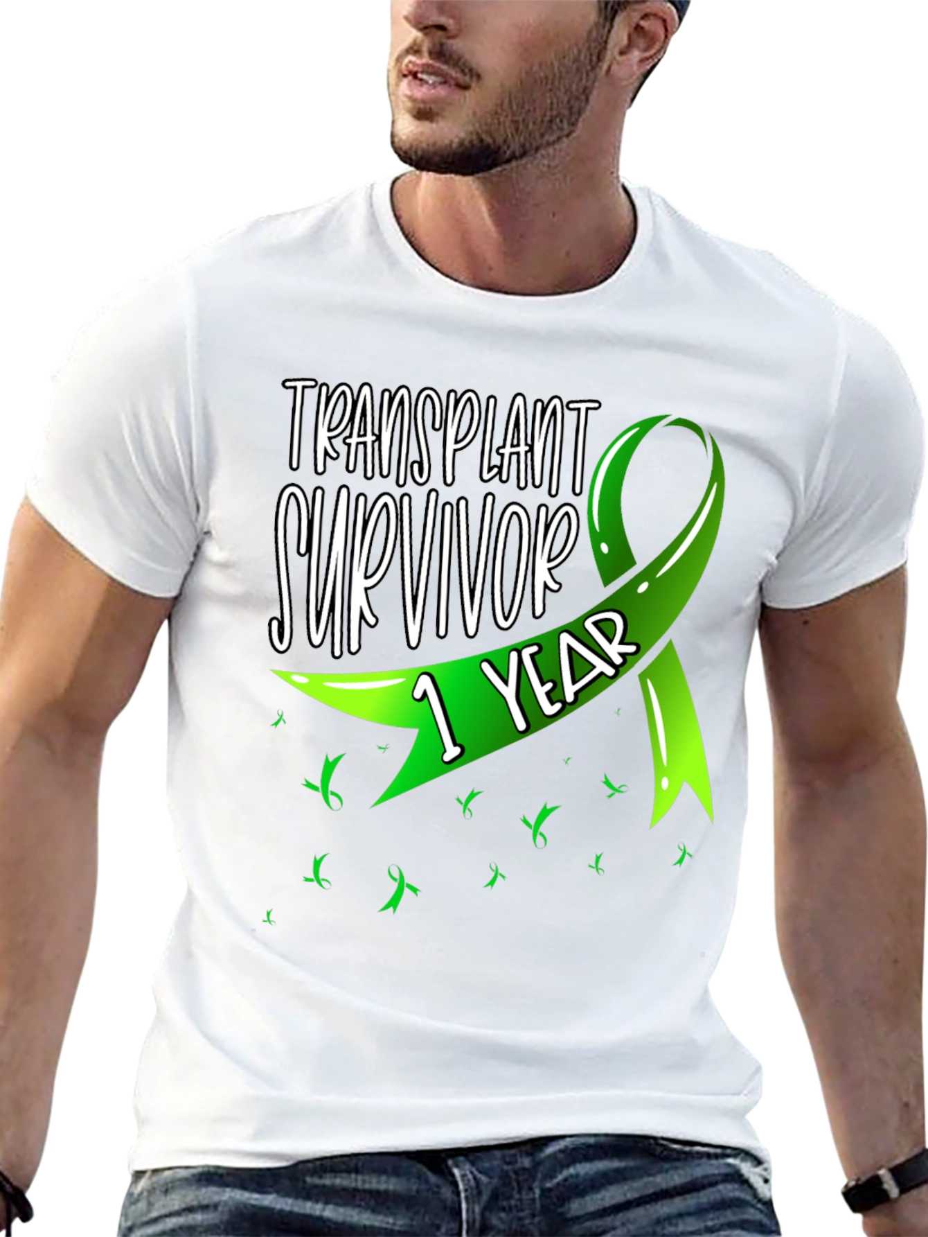 Transplant Survivor 1 Year Awareness T-Shirt