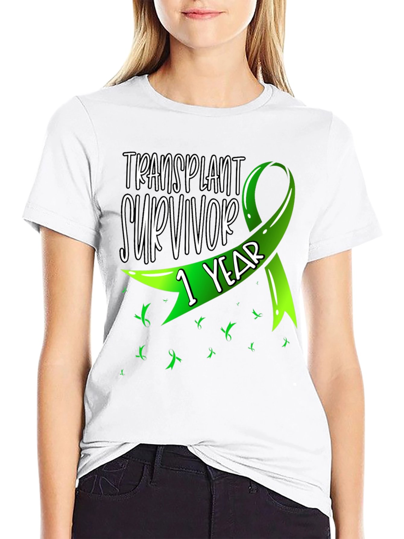 Transplant Survivor 1 Year Awareness T-Shirt