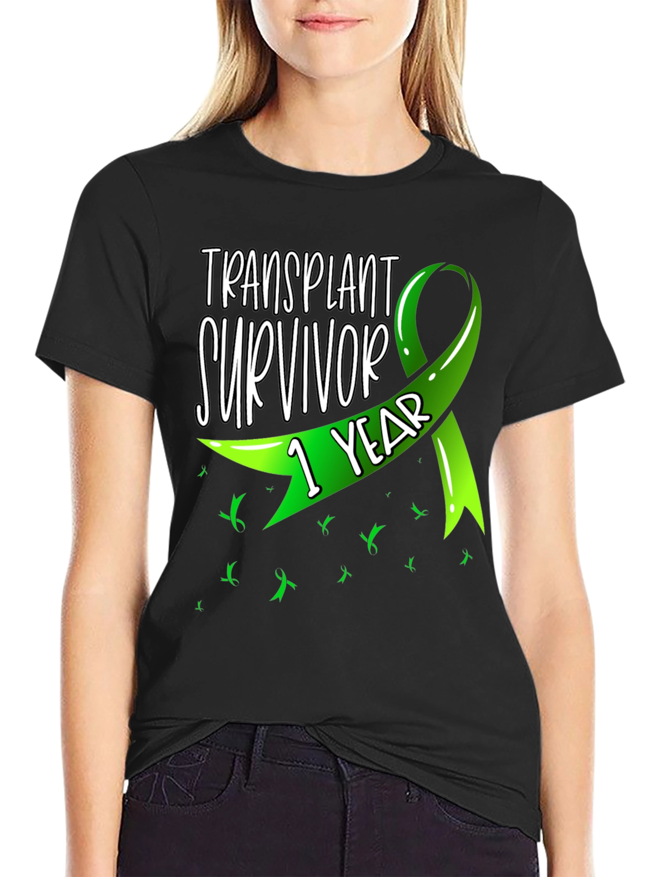 Transplant Survivor 1 Year Awareness T-Shirt