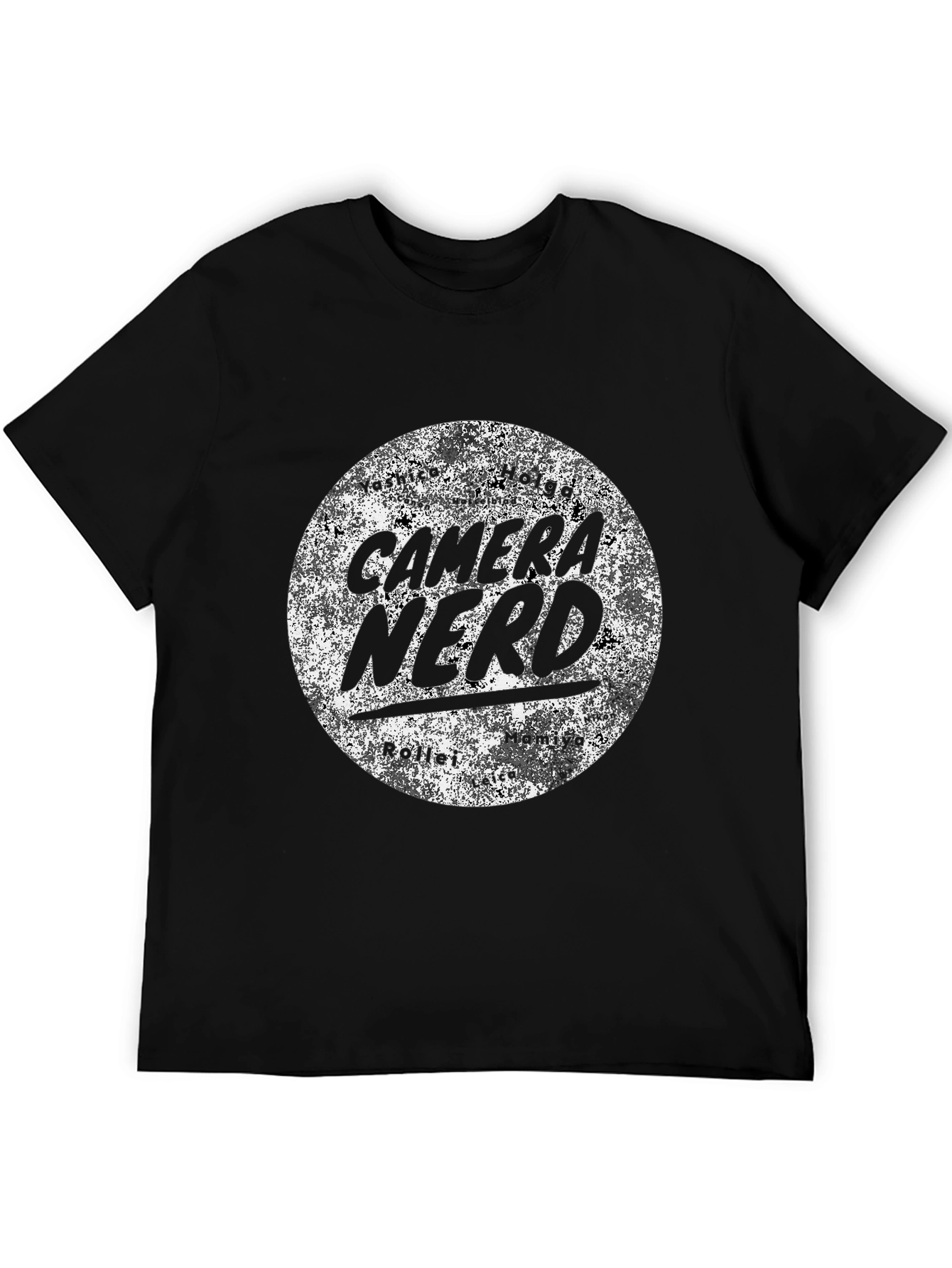 Camera Nerd Graphic Tee - Black