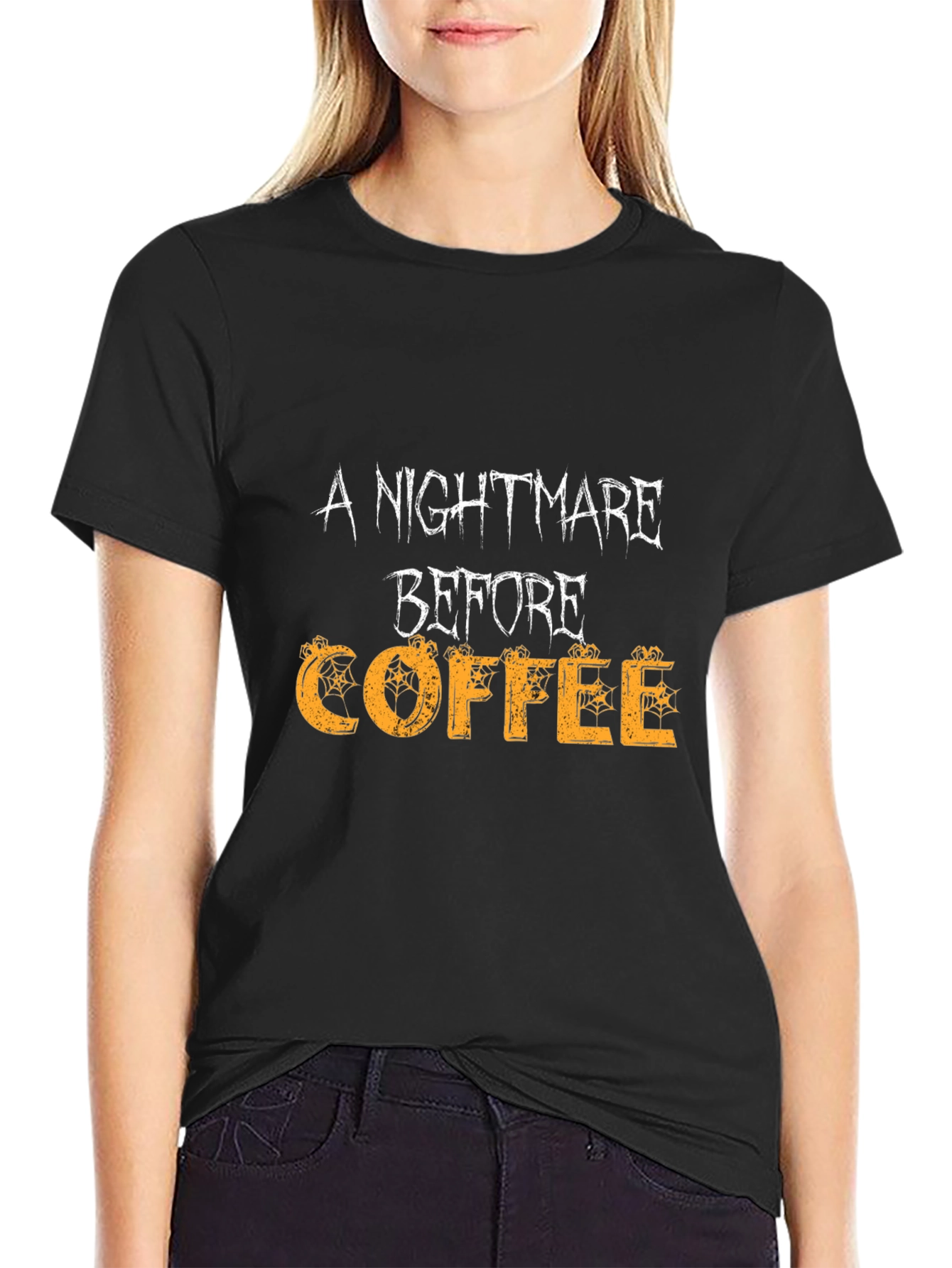 A Nightmare Before Coffee Graphic Tee