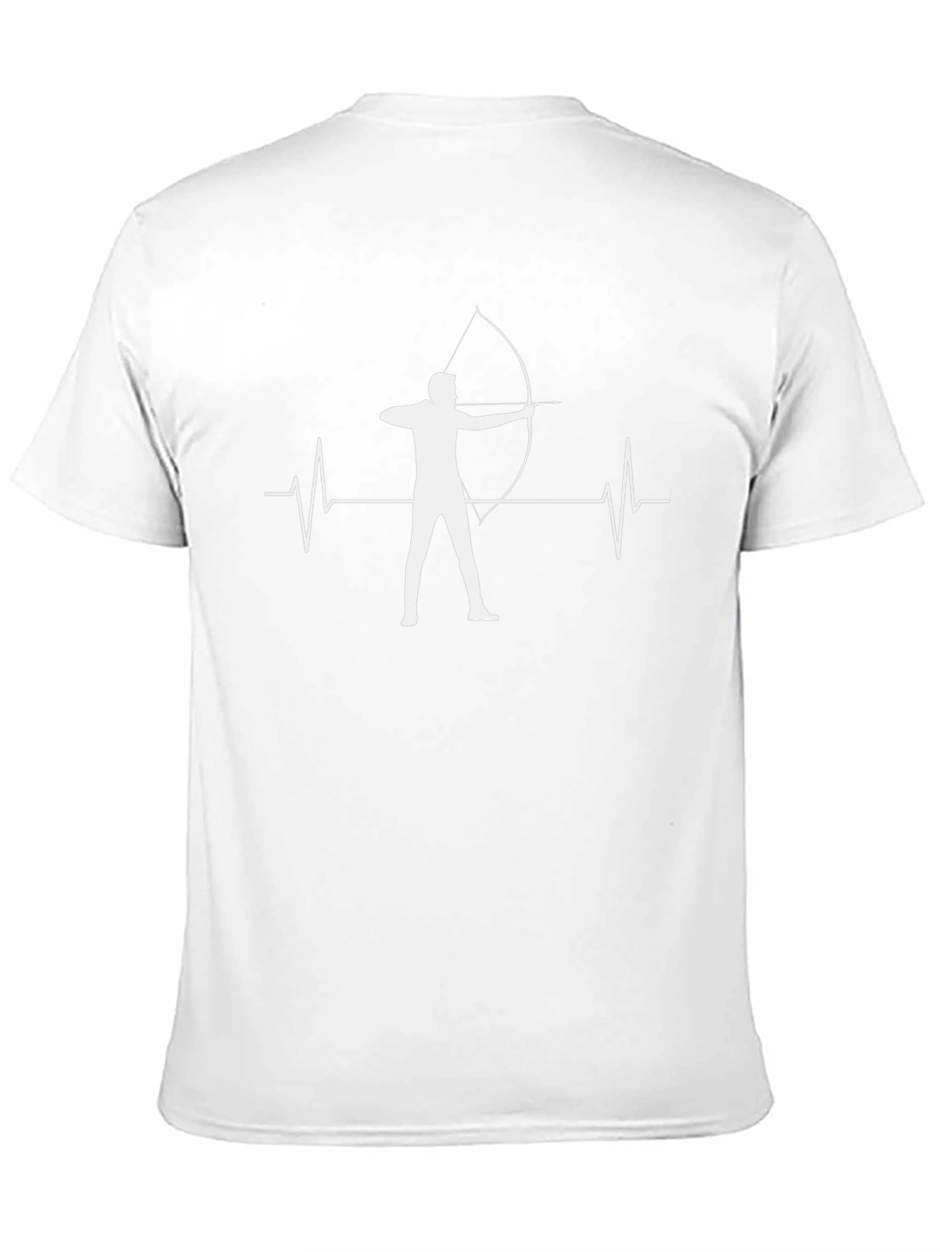 Archer Heartbeat Graphic Tee - Black Cotton T-Shirt