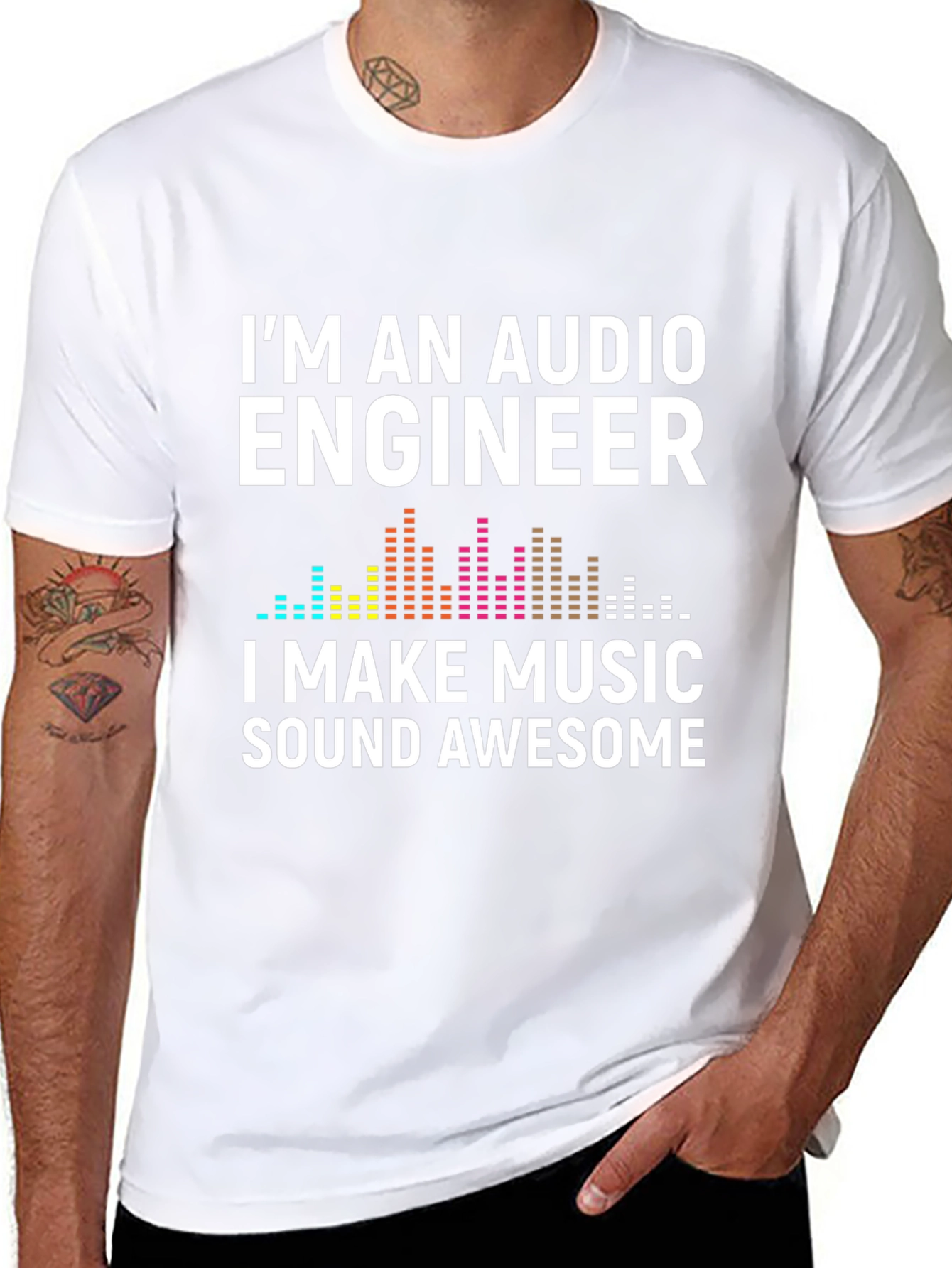 Audio Engineer Graphic Tee - Music Producer Gift