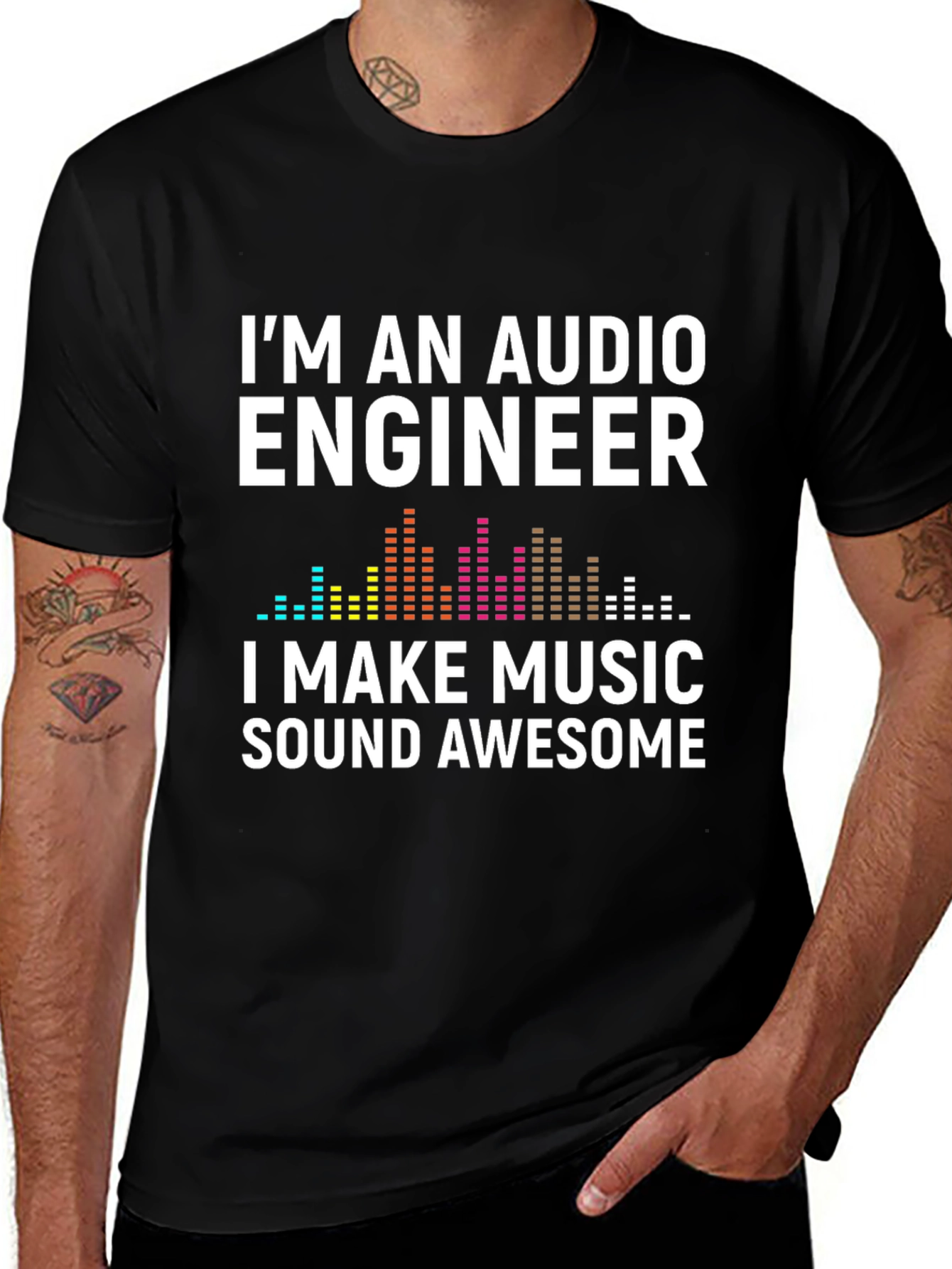 Audio Engineer Graphic Tee - Music Producer Gift