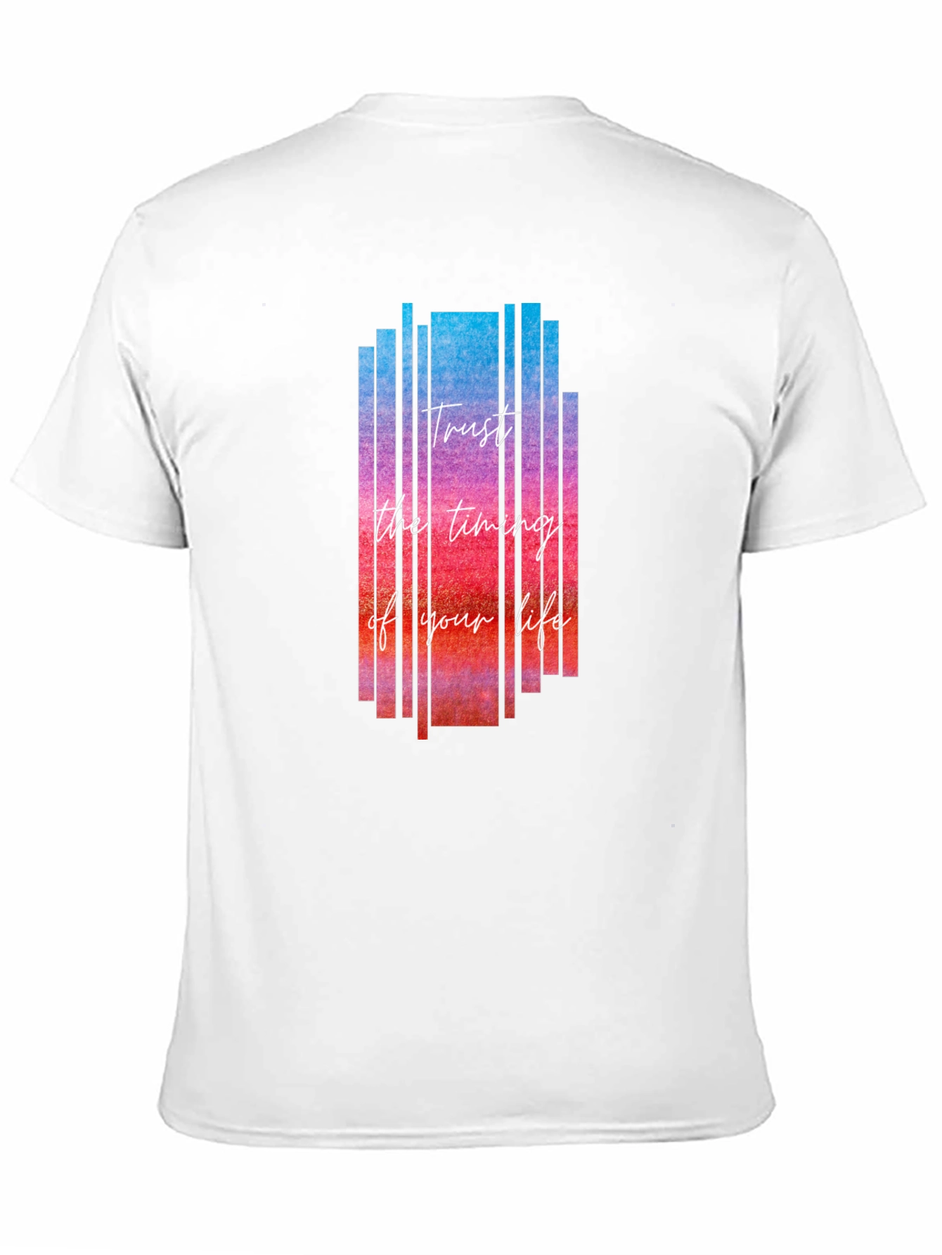 Trust the Timing of Your Life Black Tee