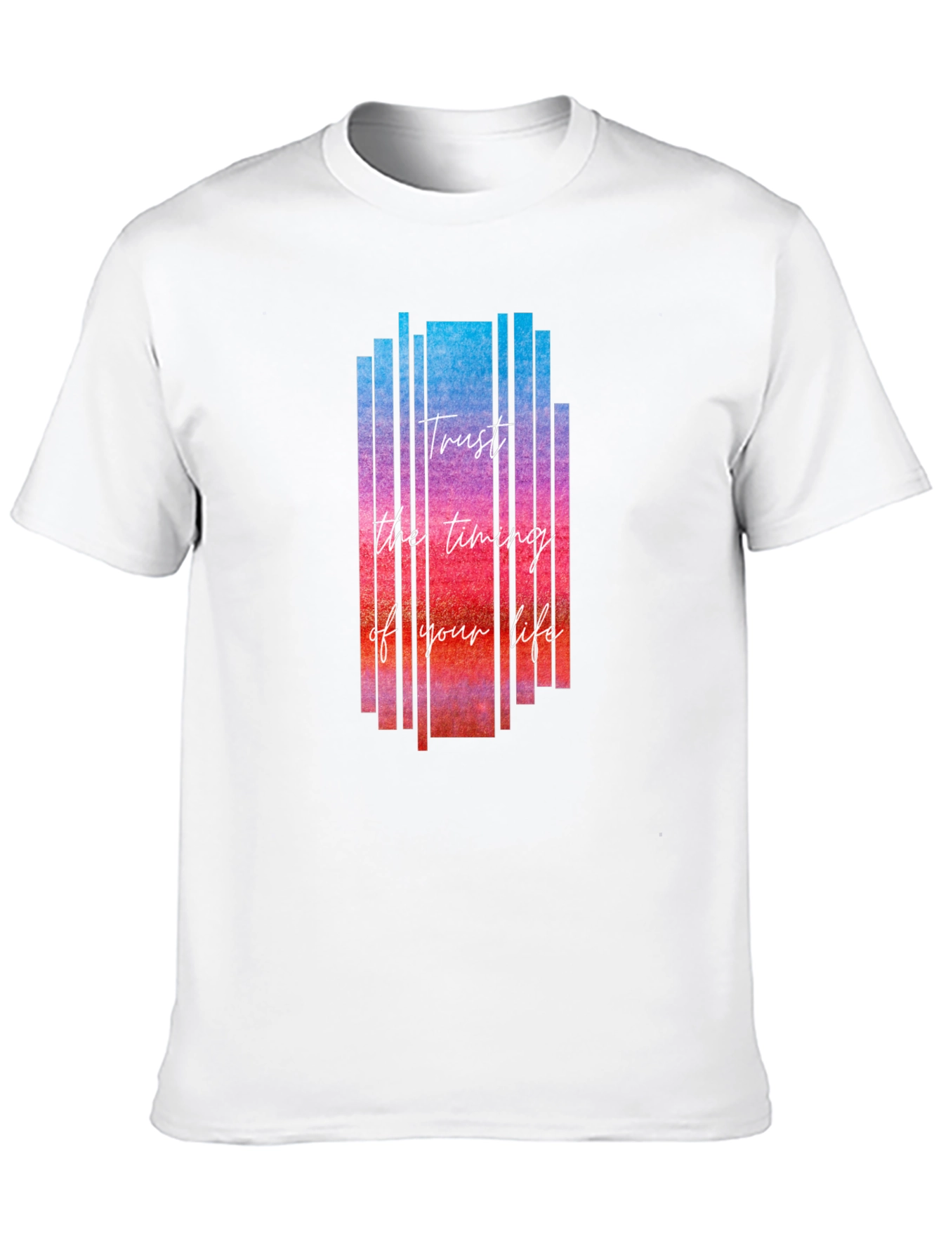 Trust the Timing of Your Life Black Tee