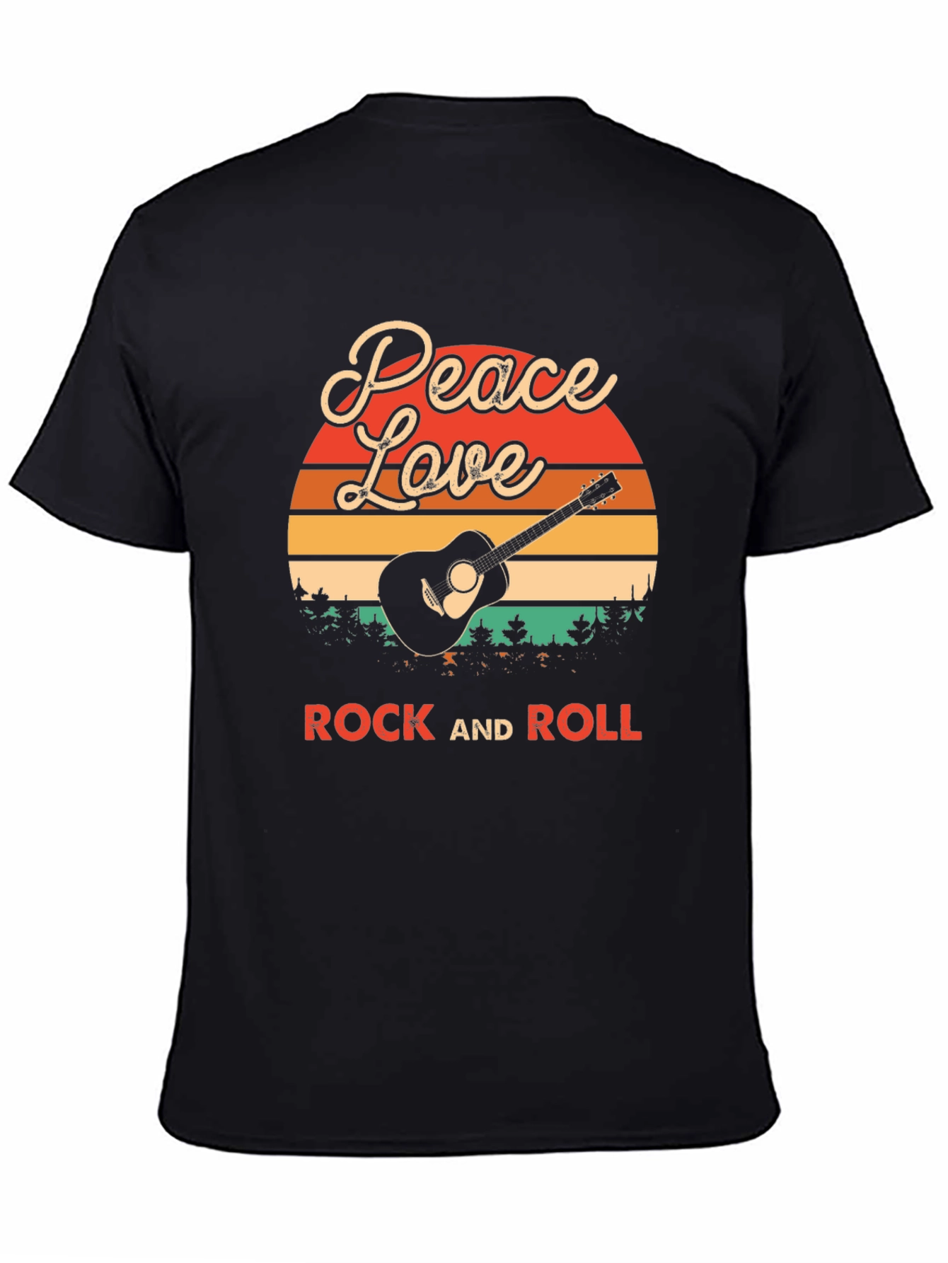 Peace Love Rock and Roll T-Shirt