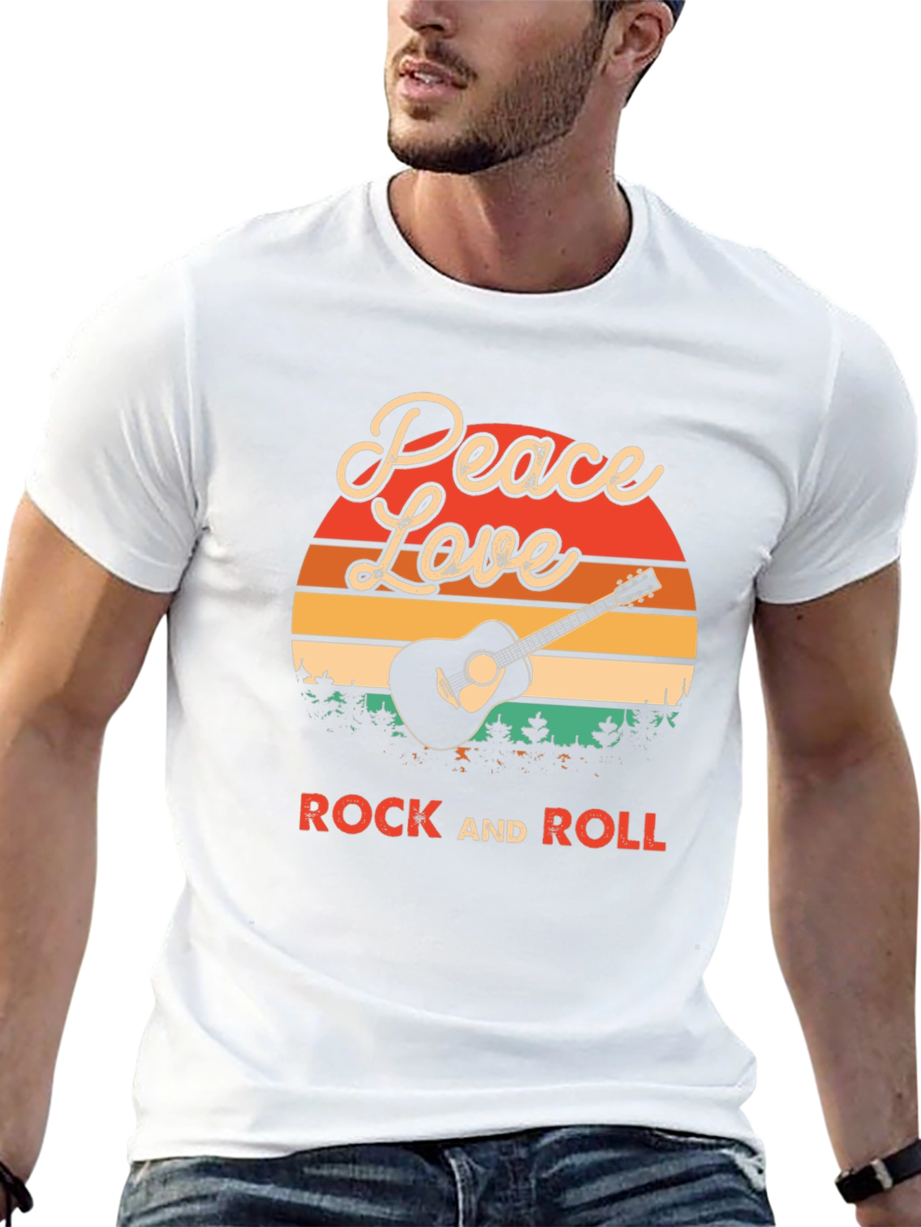Peace Love Rock and Roll T-Shirt