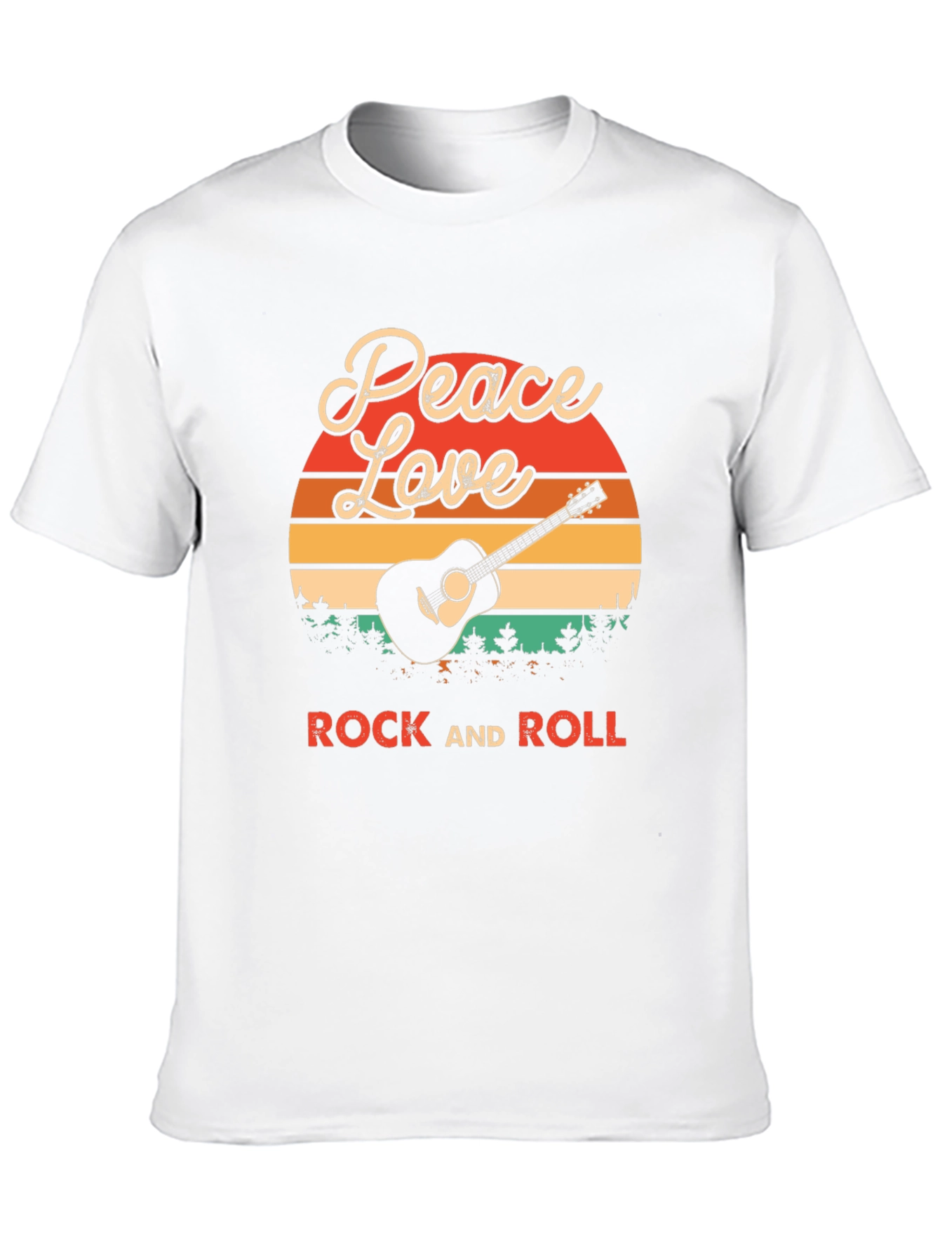 Peace Love Rock and Roll T-Shirt