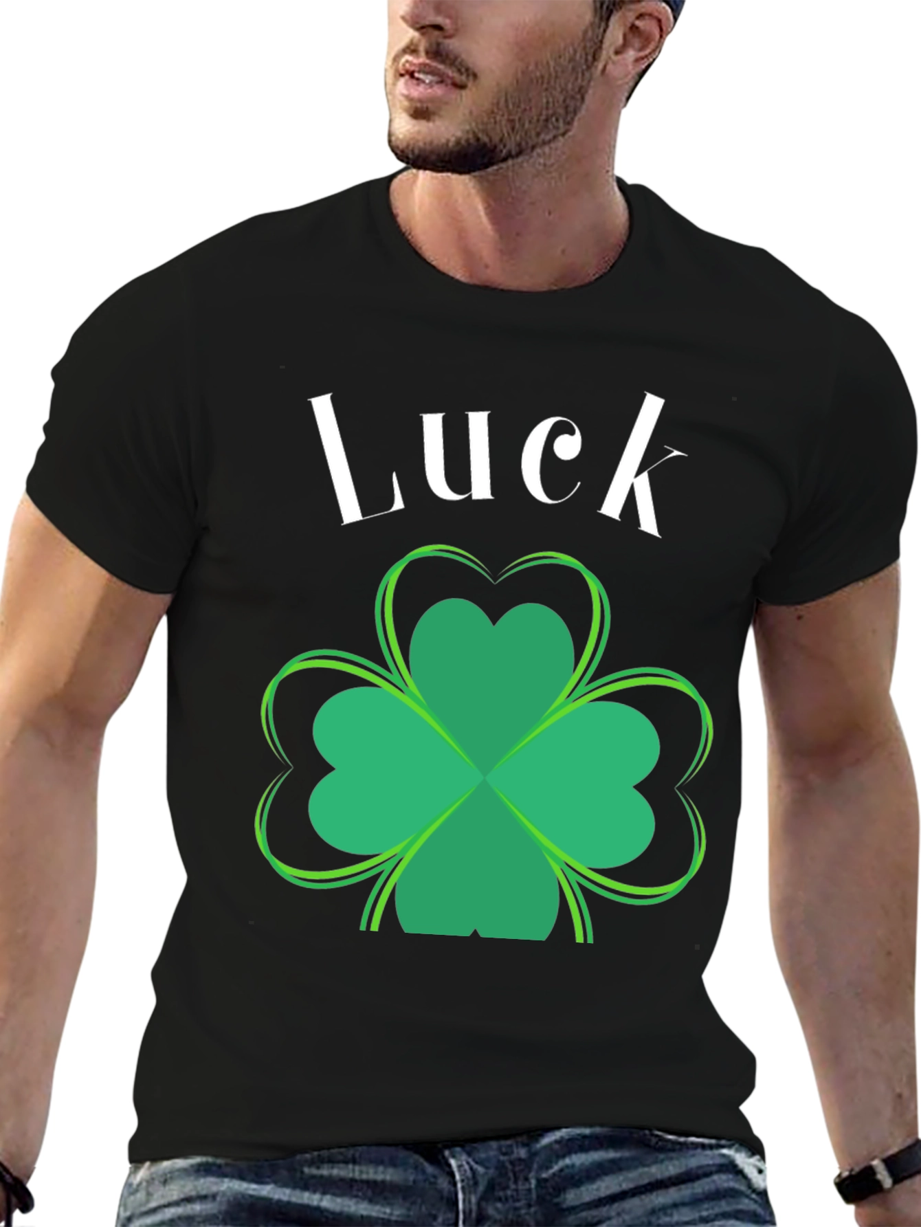 Lucky Clover Graphic T-Shirt - St. Patricks Day