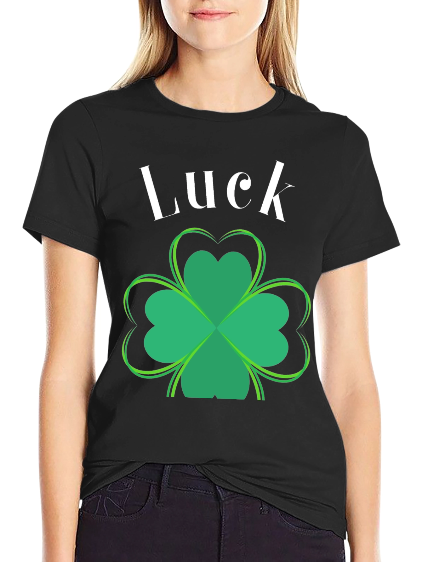 Lucky Clover Graphic T-Shirt - St. Patricks Day
