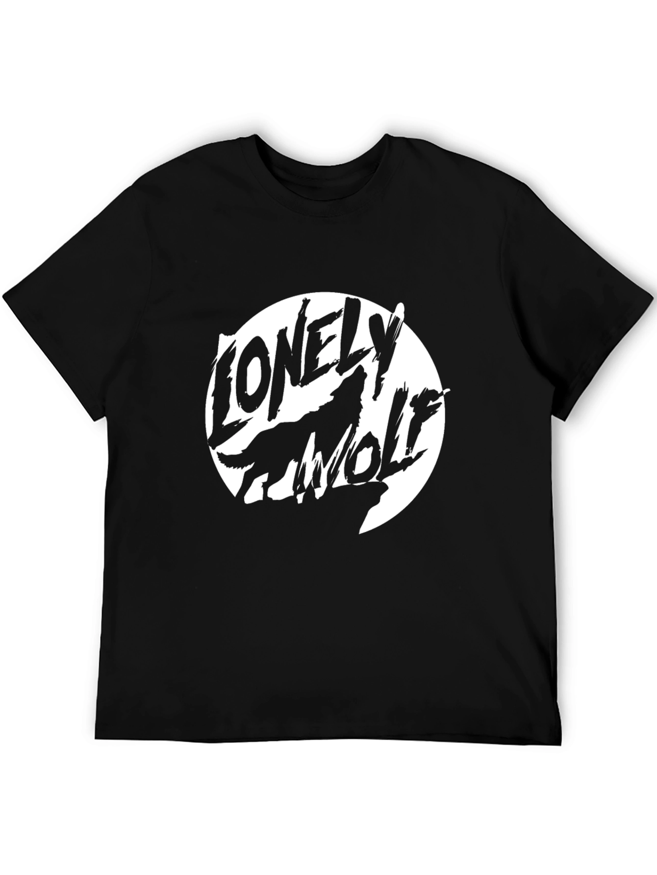Lonely Wolf Graphic T-Shirt