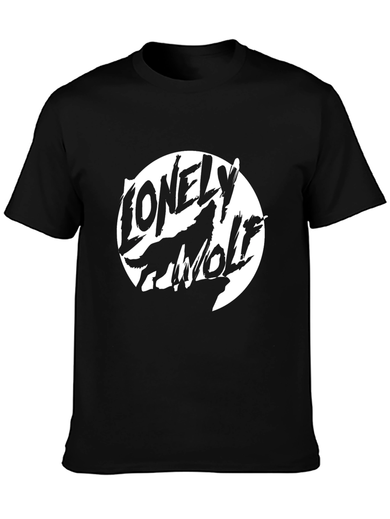 Lonely Wolf Graphic T-Shirt