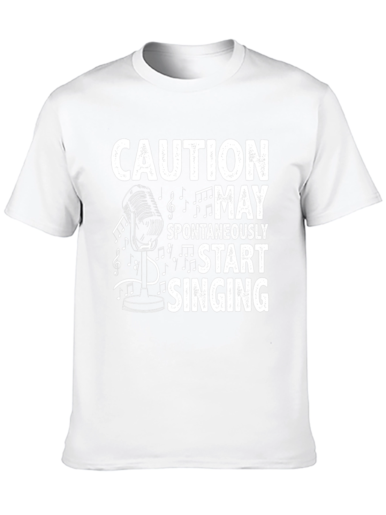 Caution May Spontaneously Start Singing Graphic Tee