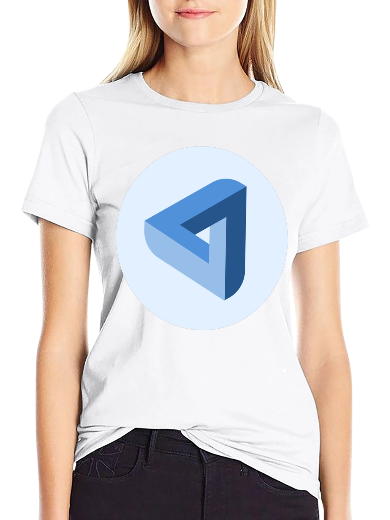 Impossible Triangle Tee - Modern Art Shirt