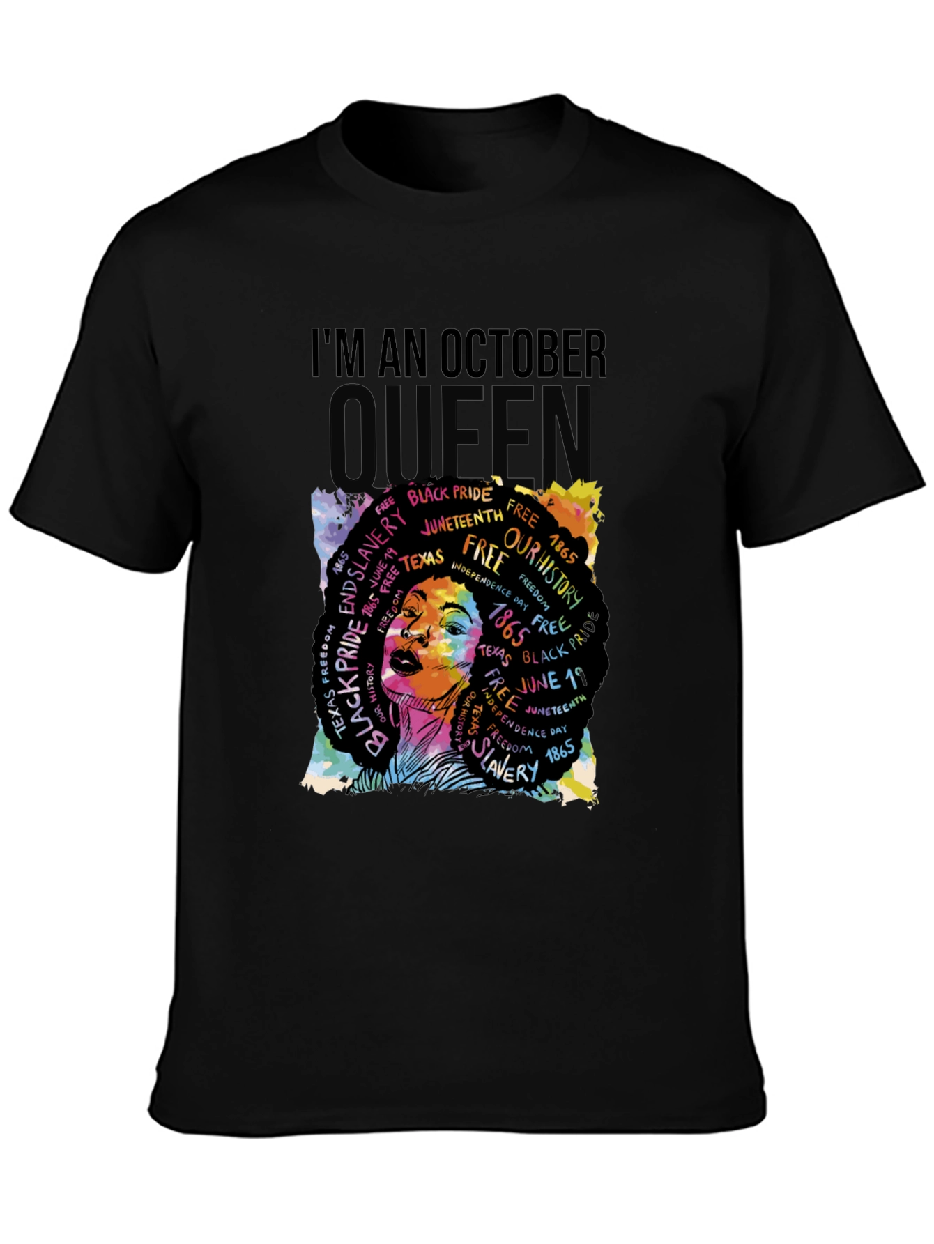 October Queen Black Pride T-Shirt